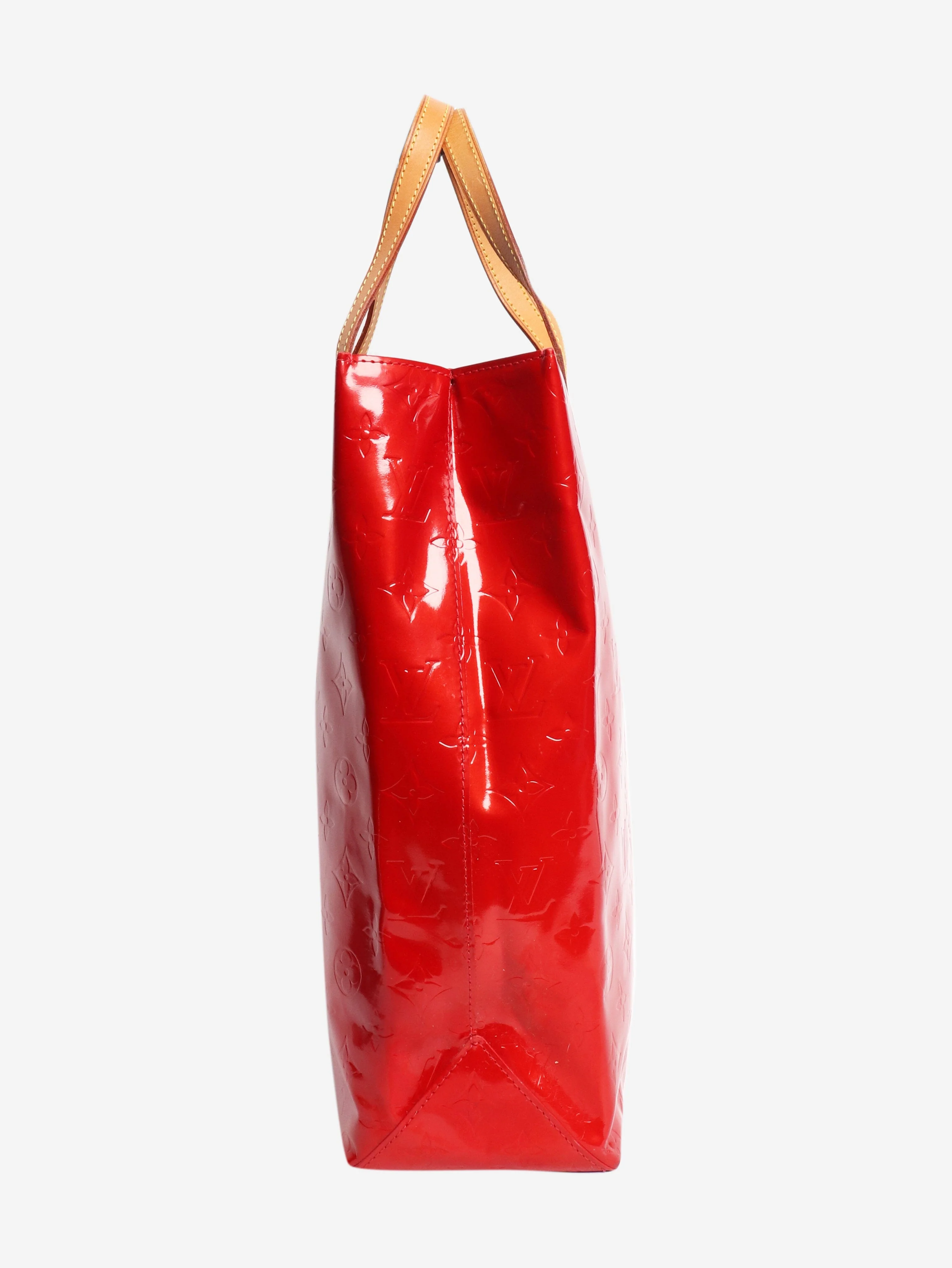 2001 Red Monogram Vernis tote bag - Image 2