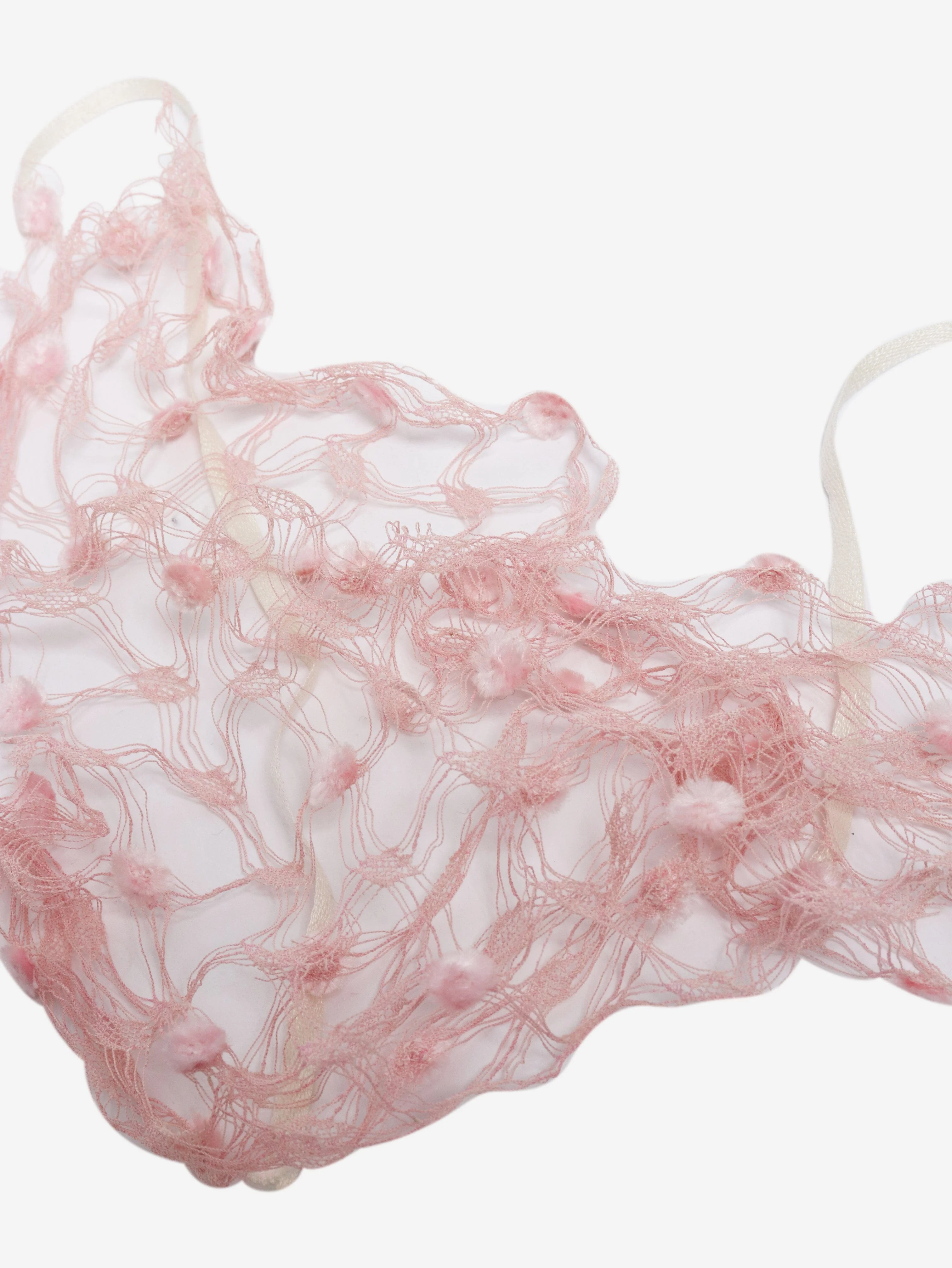 2016 runway pink pom-pom bib - Image 2