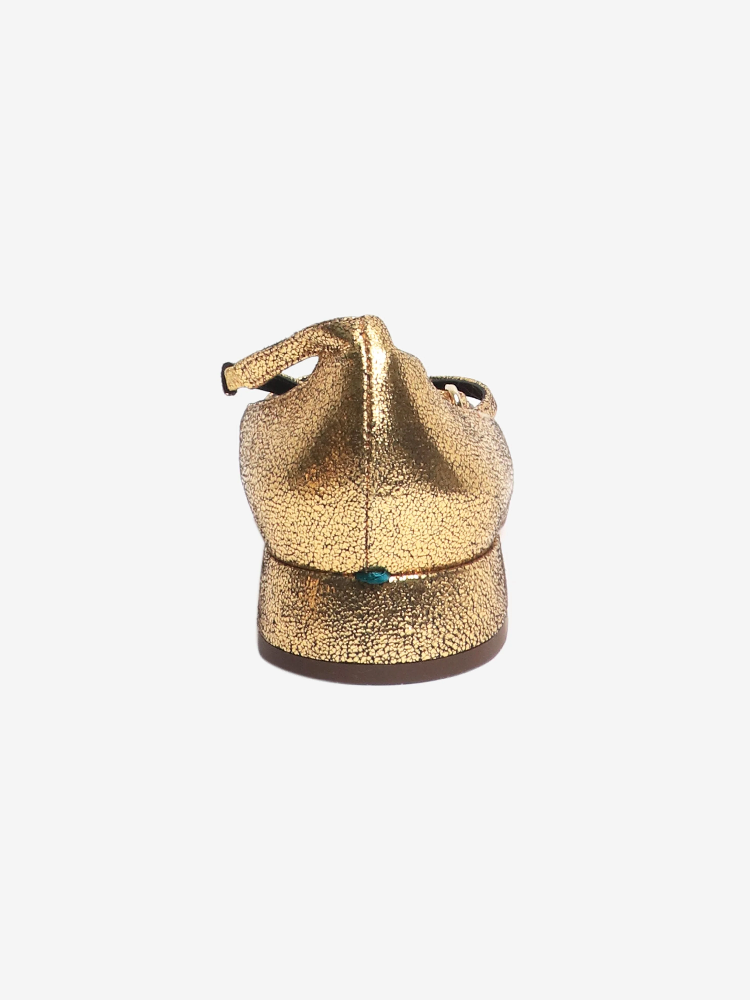 Gold heeled pumps - size EU 40 - Image 3