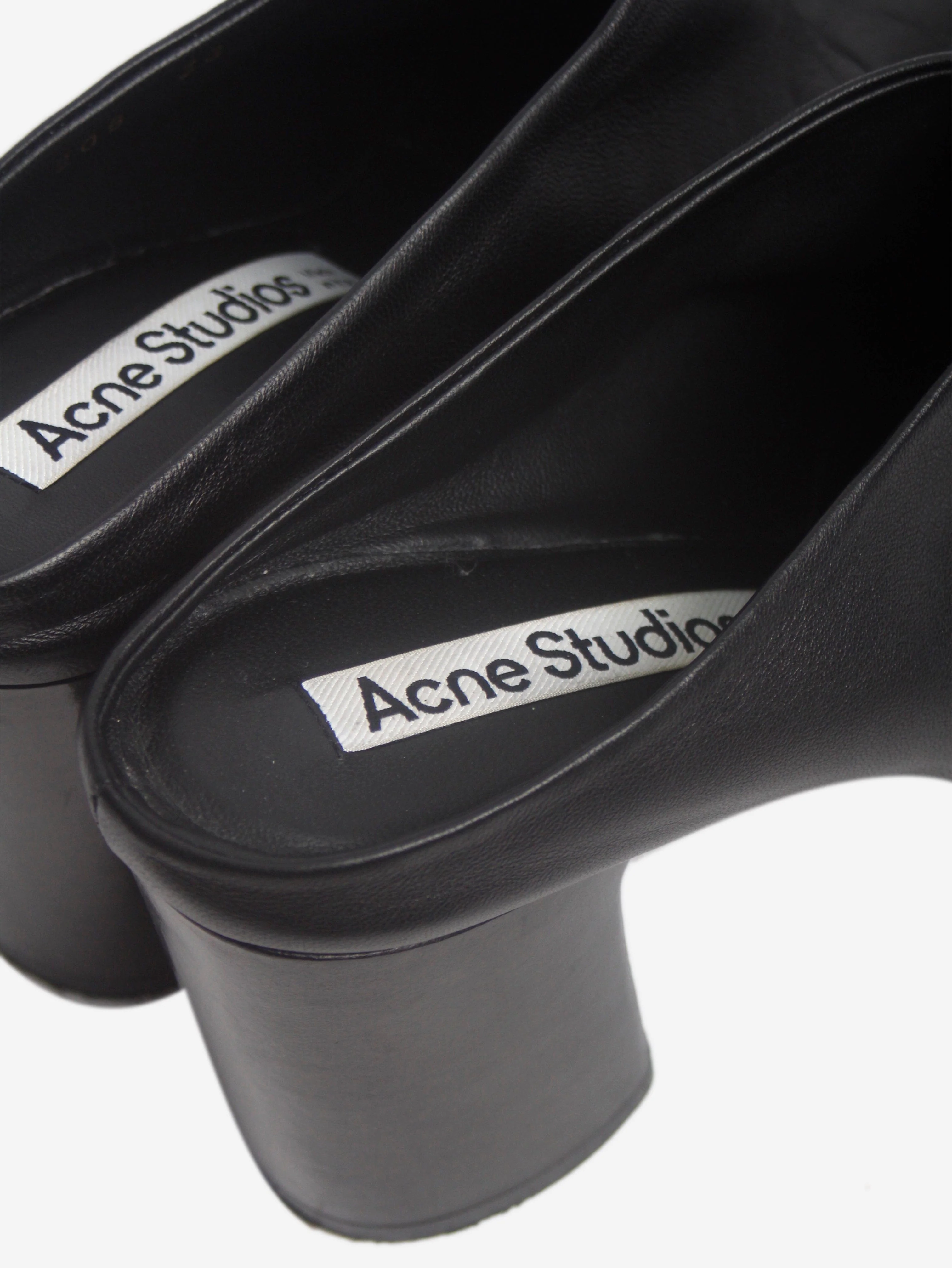 Black leather mules - size EU 38 - Image 4