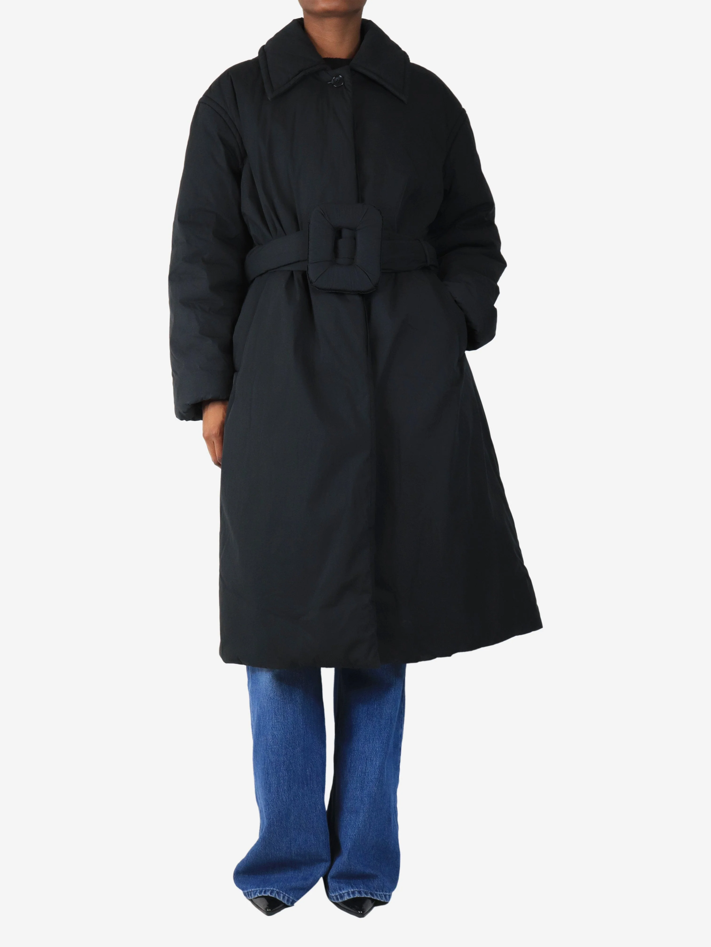 Black padded coat - size XS - Image 3