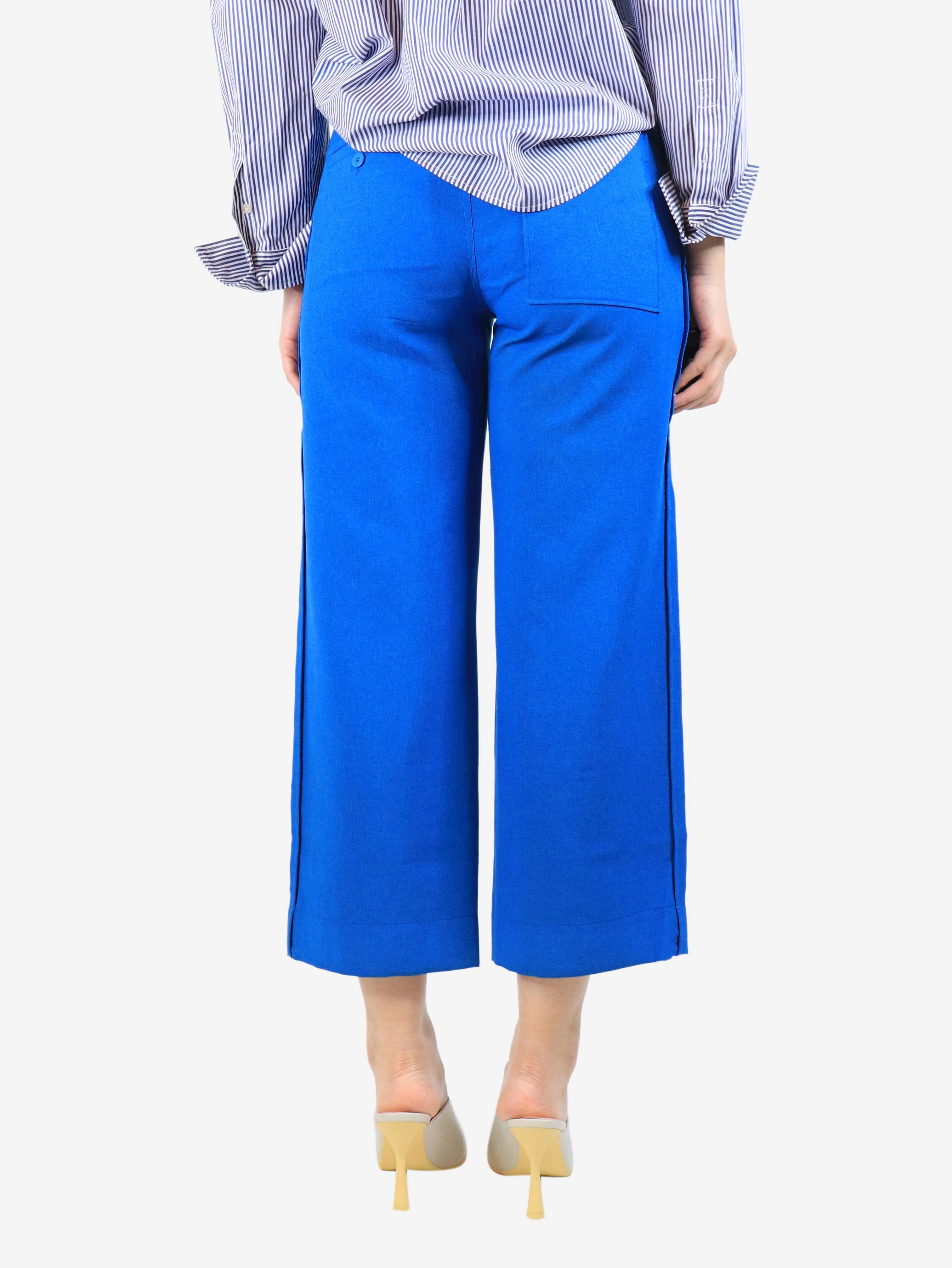Blue lightweight trousers - size UK 8 - Image 3