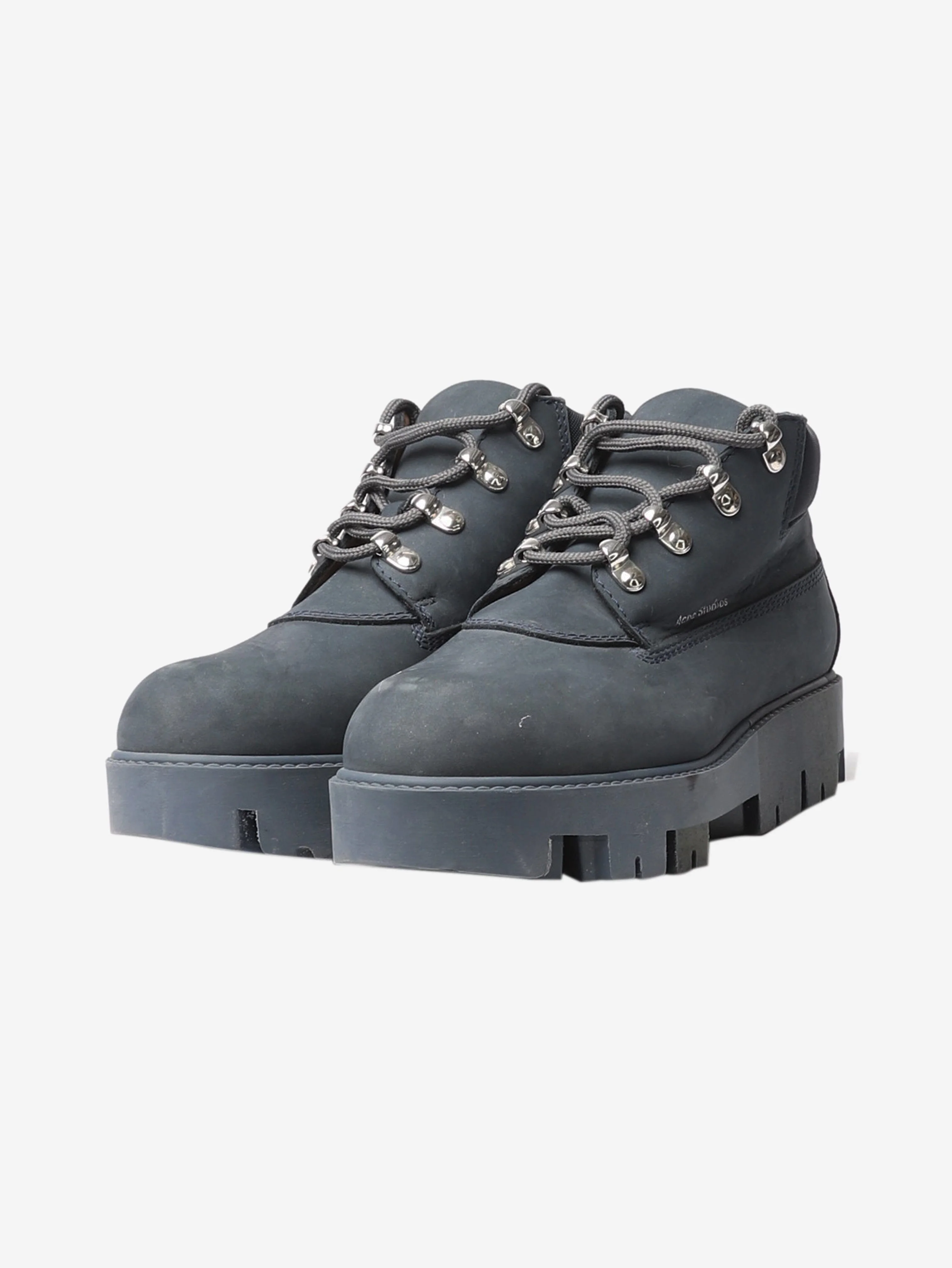Dark blue hiking boots - size EU 37 - Image 2