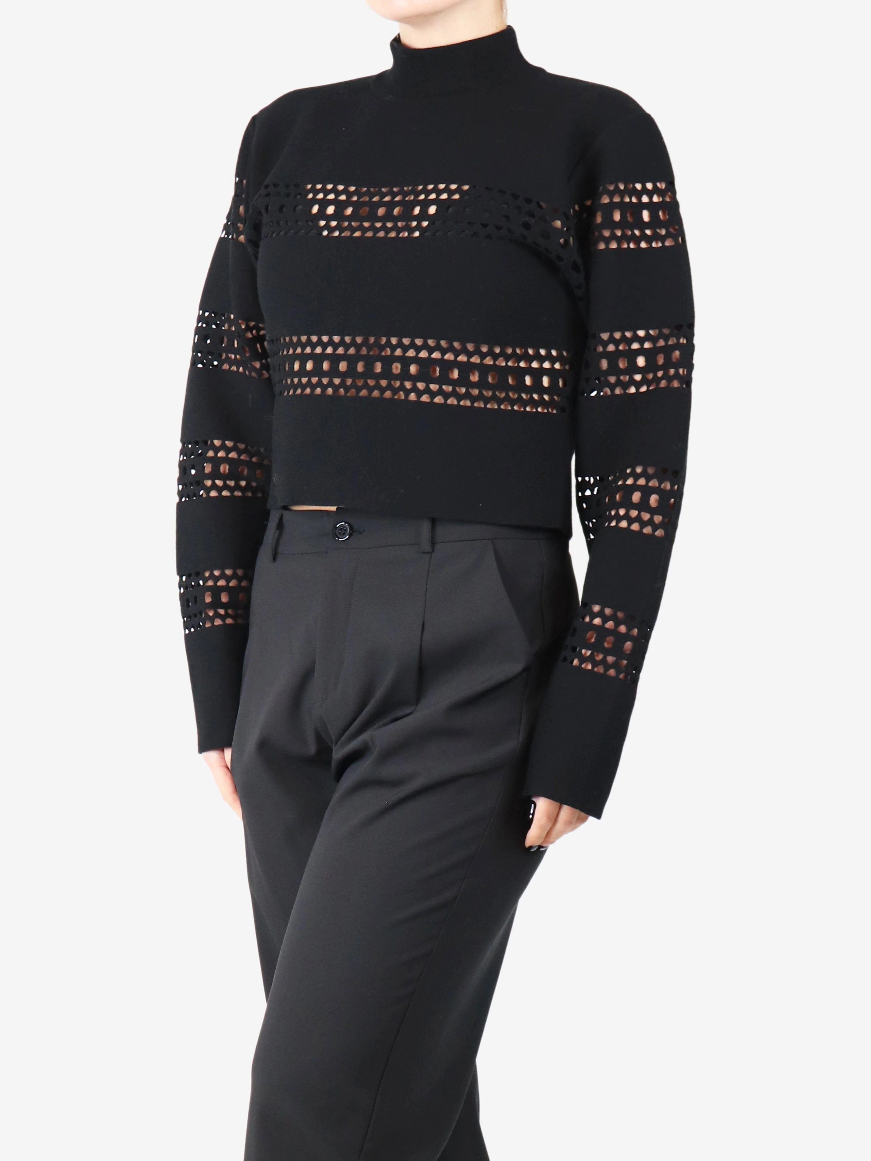 Black Vienne jumper - size UK 10 - Image 3