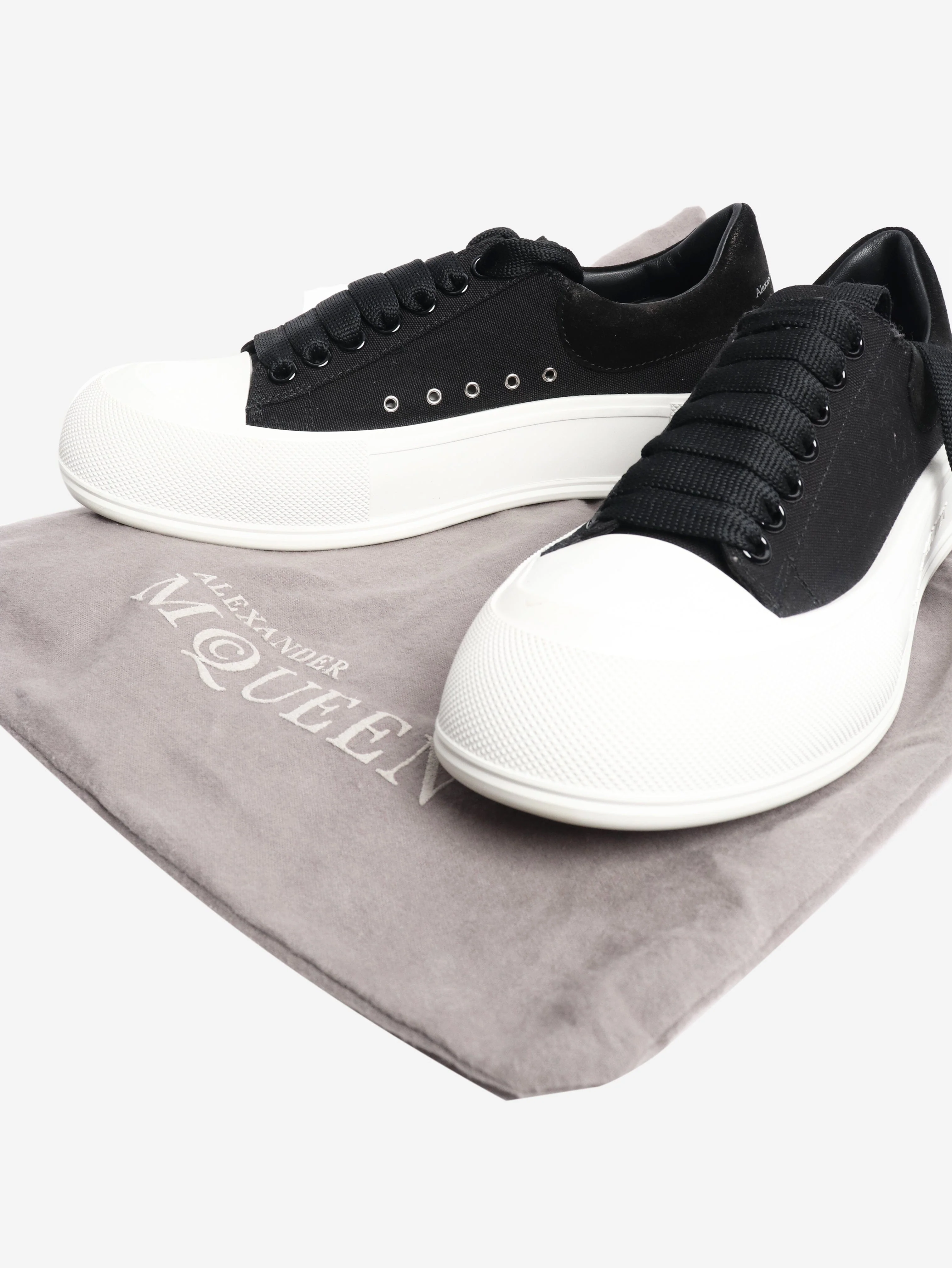 Black canvas sneakers - size EU 41 (UK 8) - Image 7