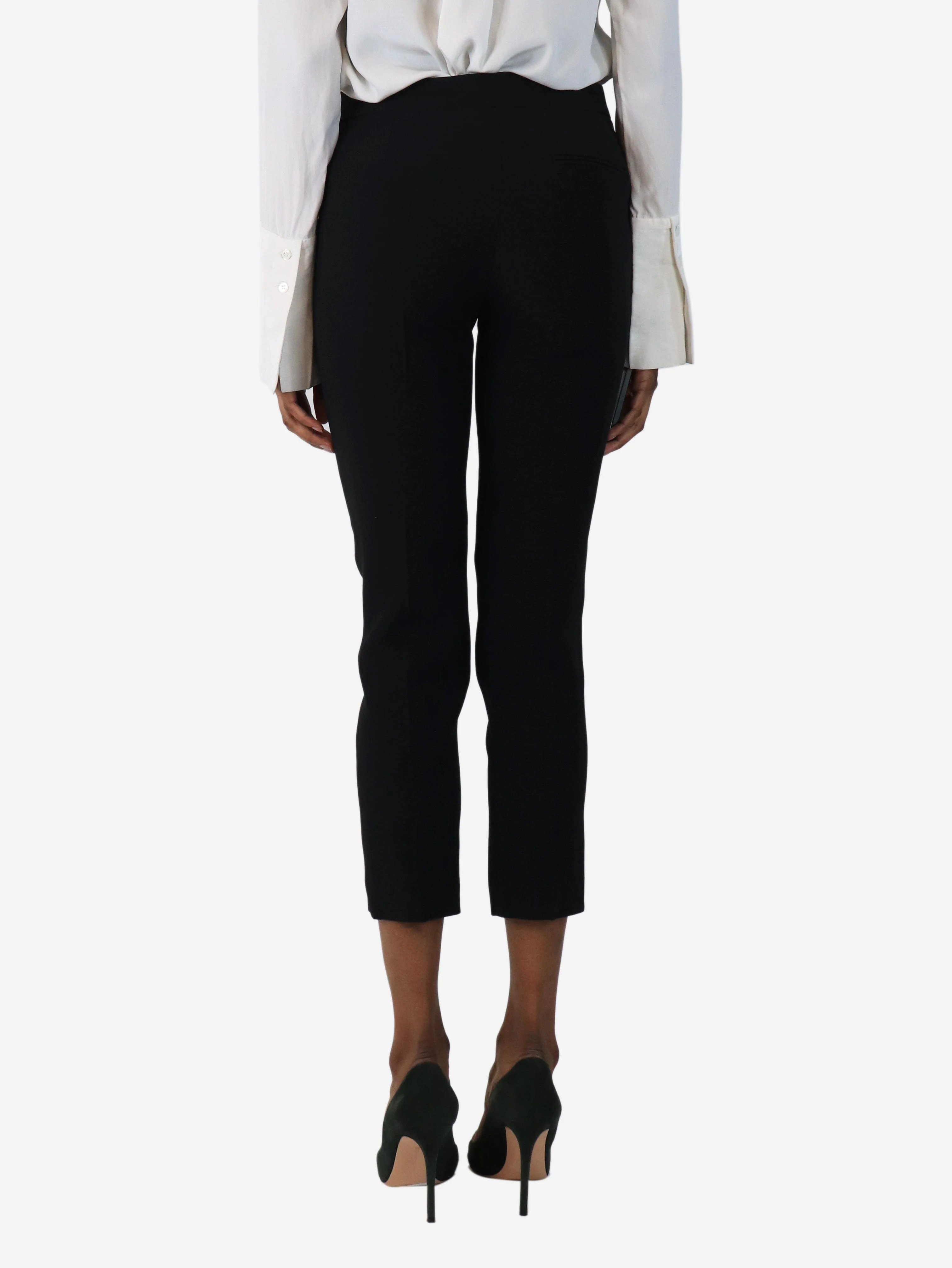 Black tailored trousers - size UK 4 - Image 3