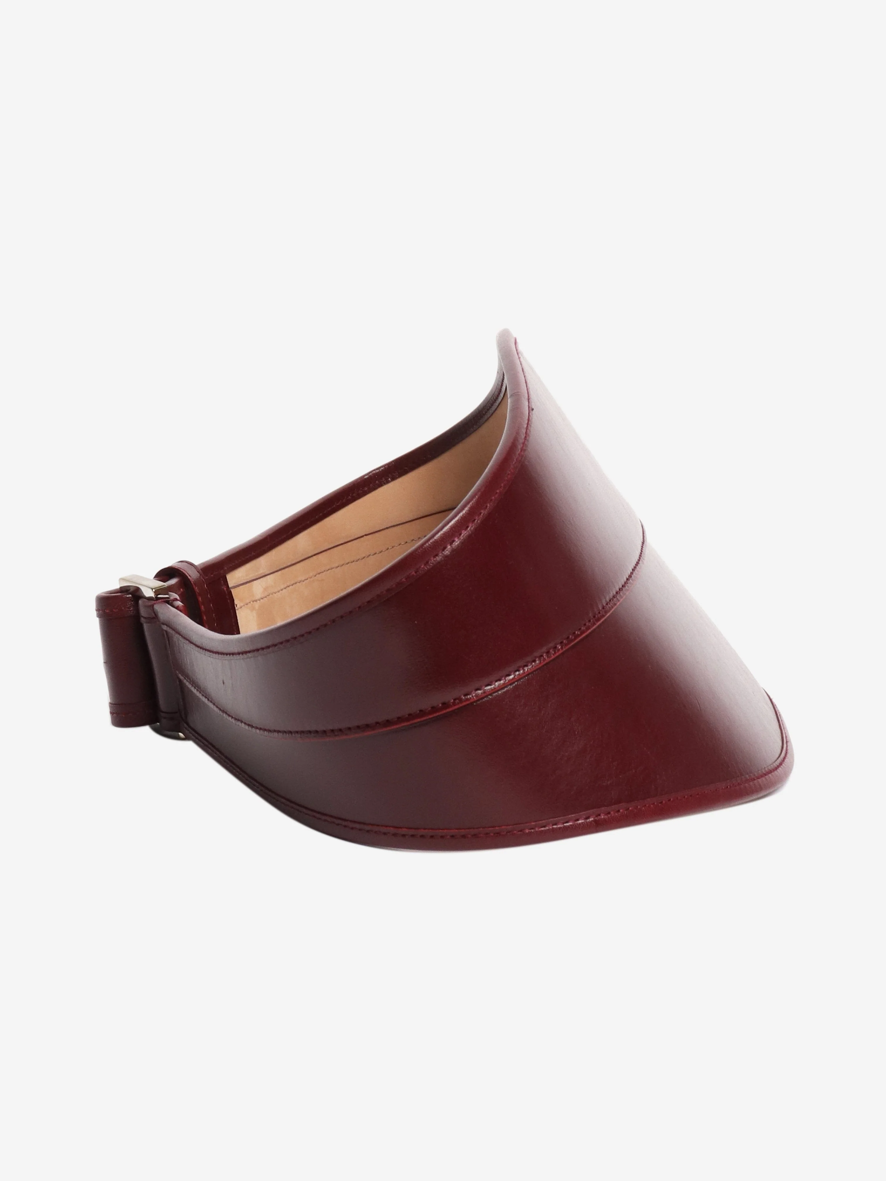 Wine leather belt - Image 3