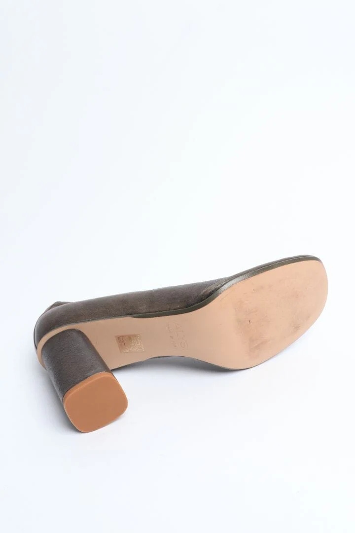 Brown leather pumps - size EU 40 - Image 6