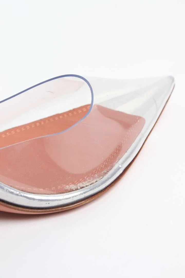 Clear Ursina crystal-embellished PVC courts - size EU 37.5 - Image 5