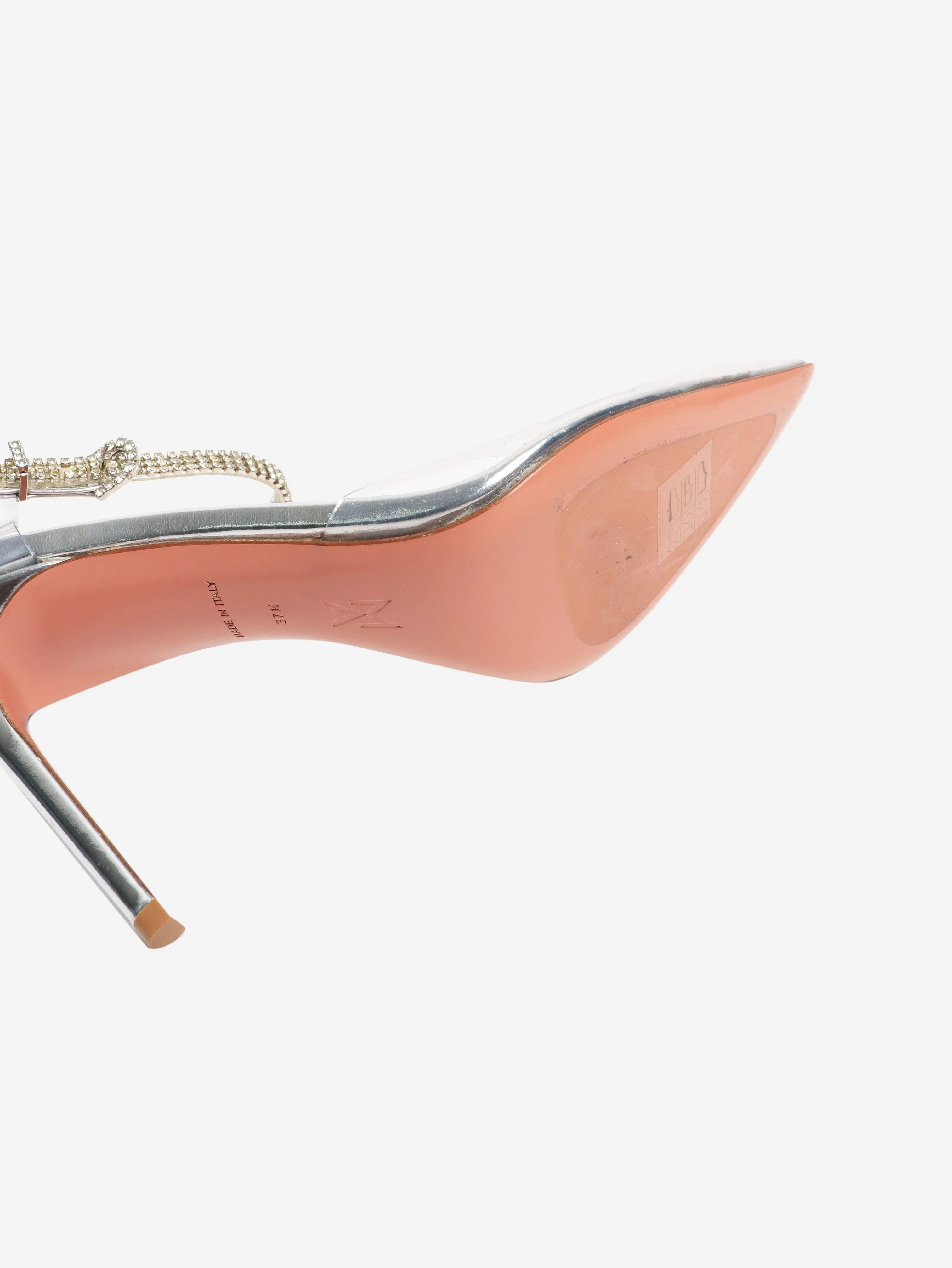 Clear Ursina crystal-embellished PVC courts - size EU 37.5 - Image 6