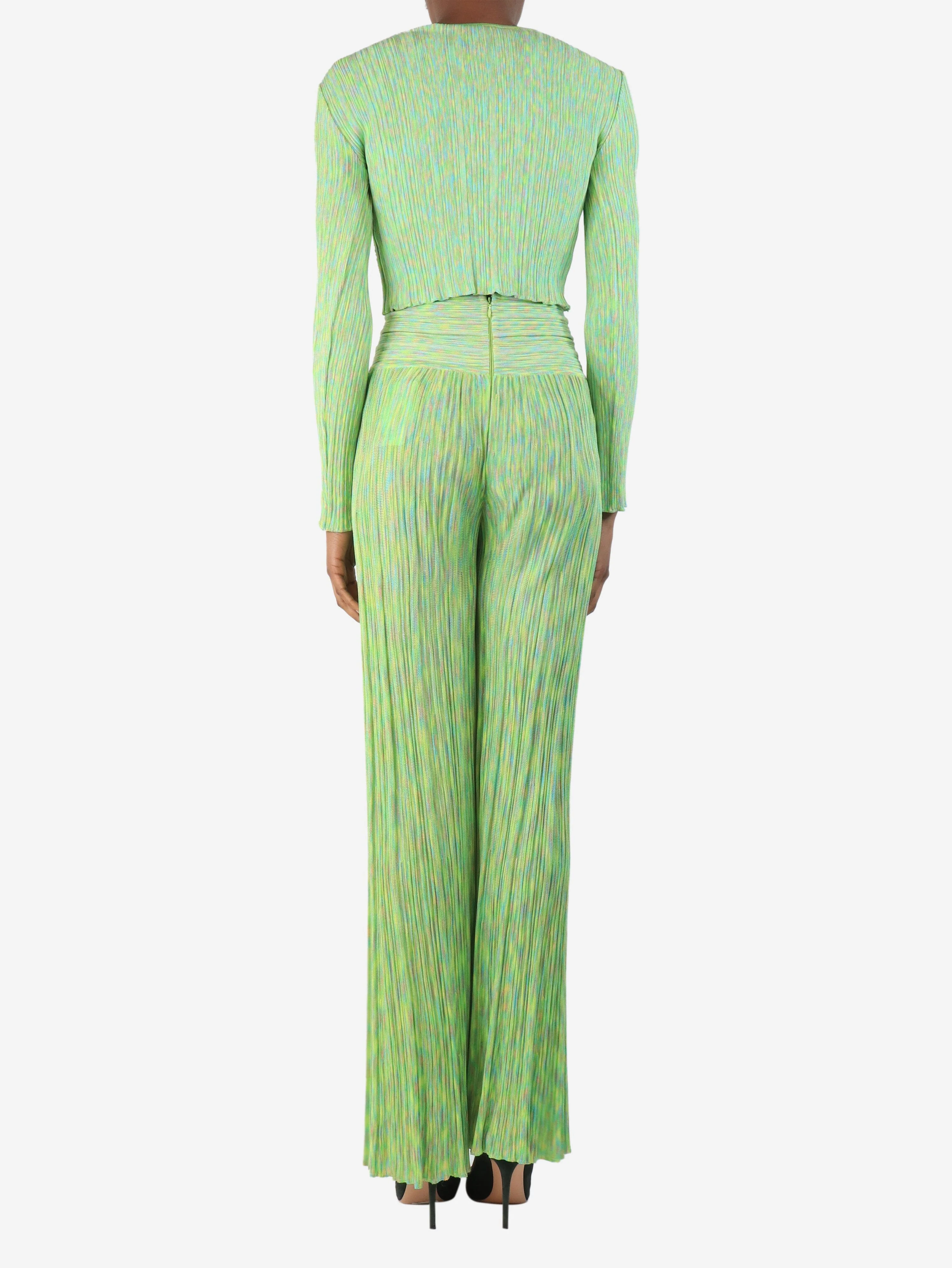 Green top and trousers set - size UK 6 - Image 2