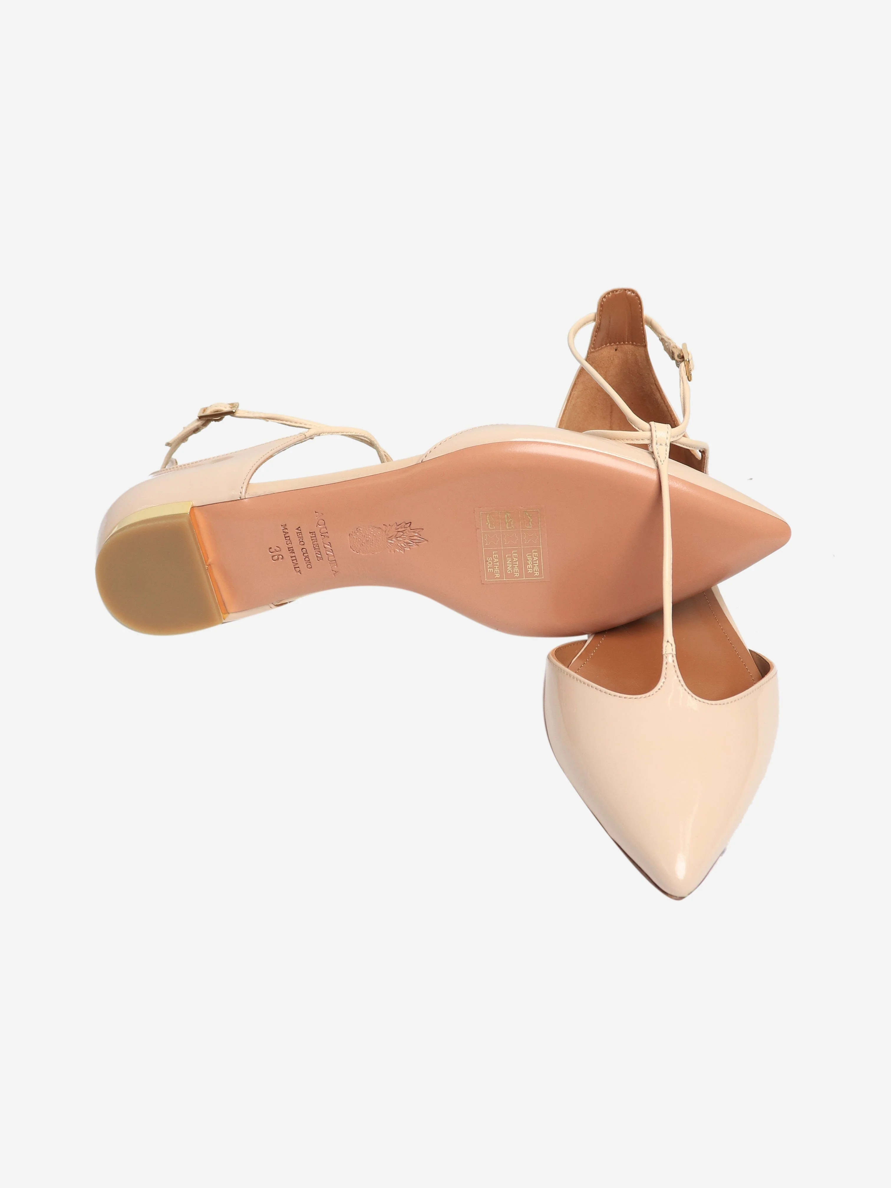 Blush patent leather flats - size EU 36 - Image 7