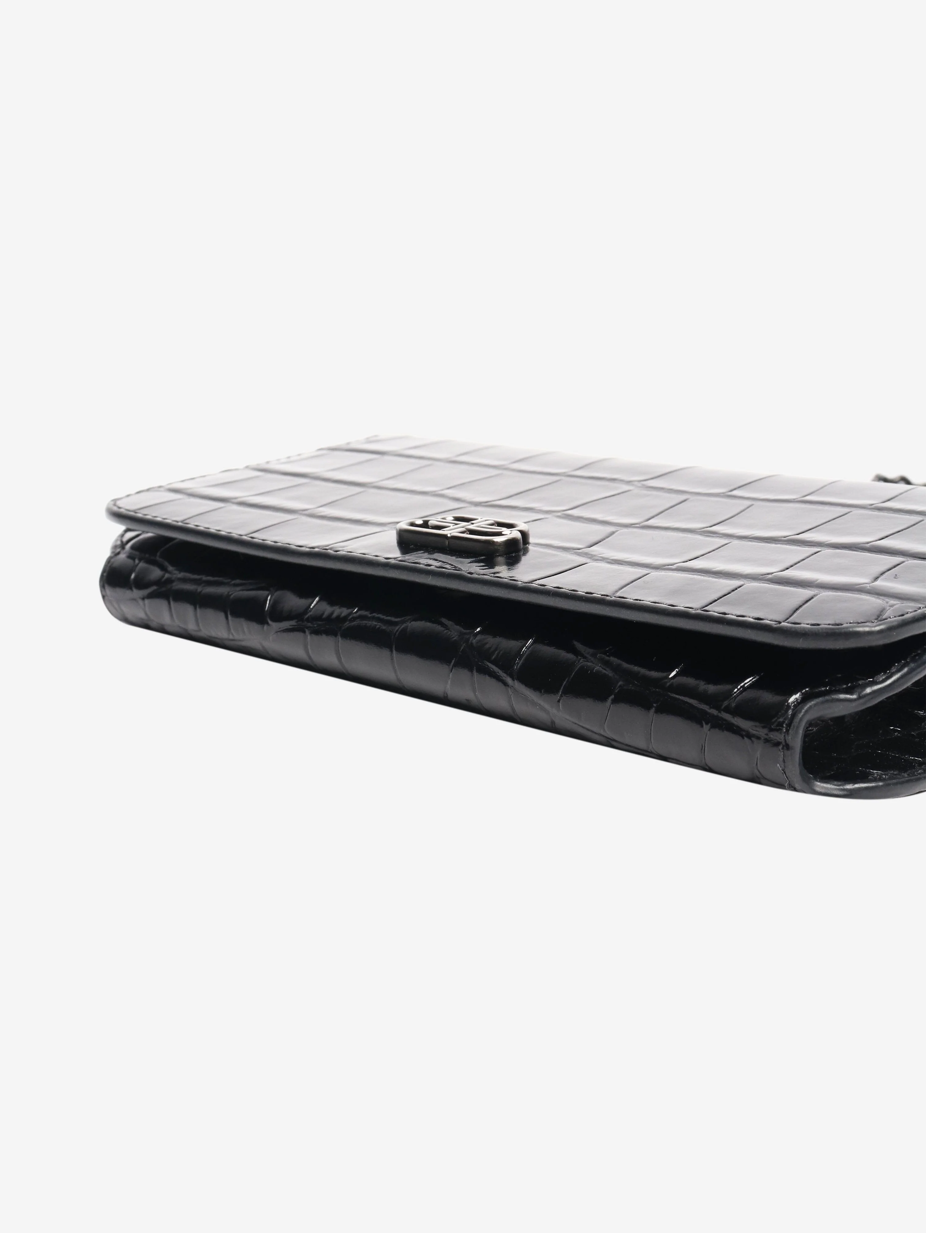 Black wallet on chain bag - Image 4