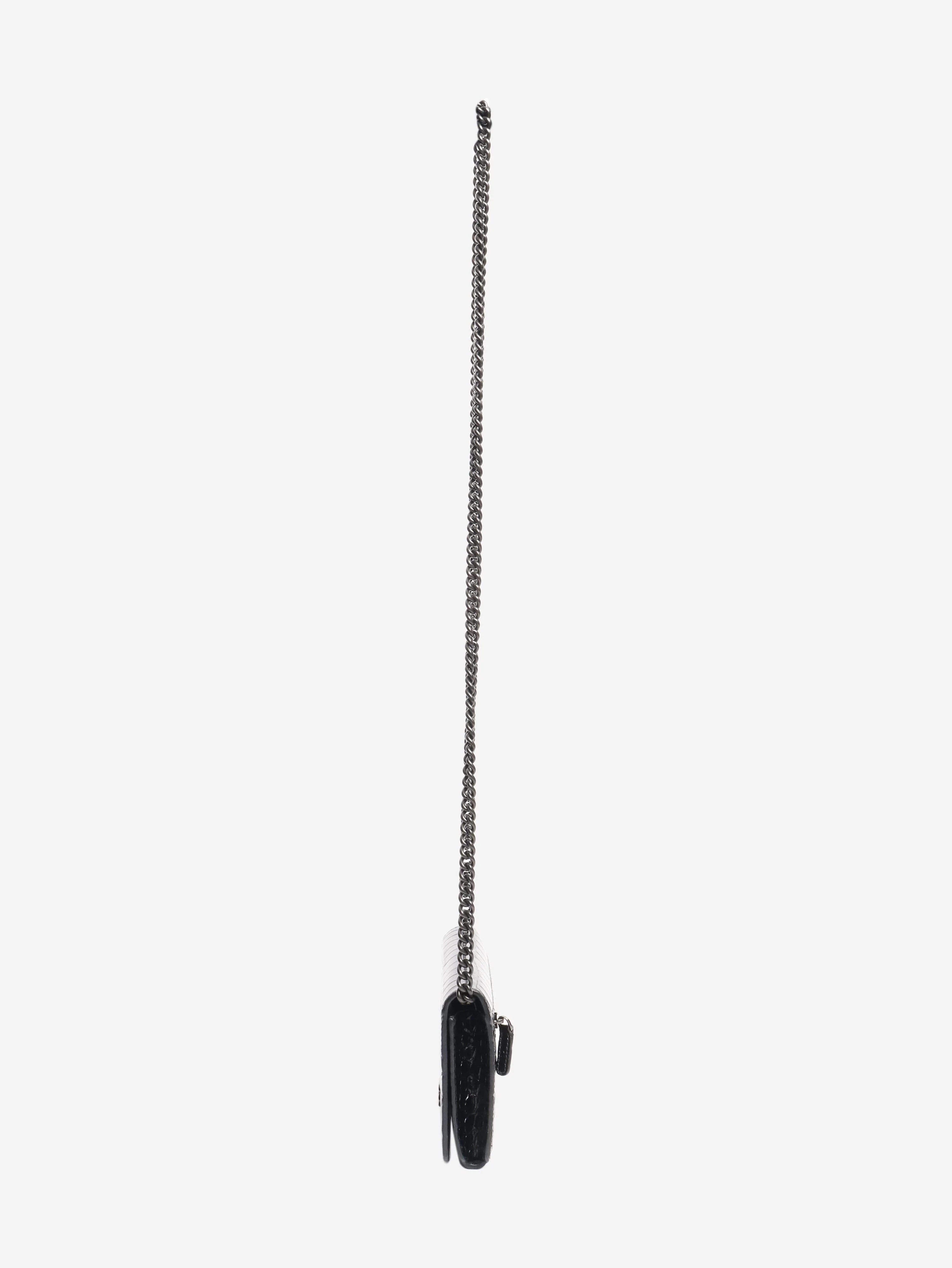 Black wallet on chain bag - Image 5