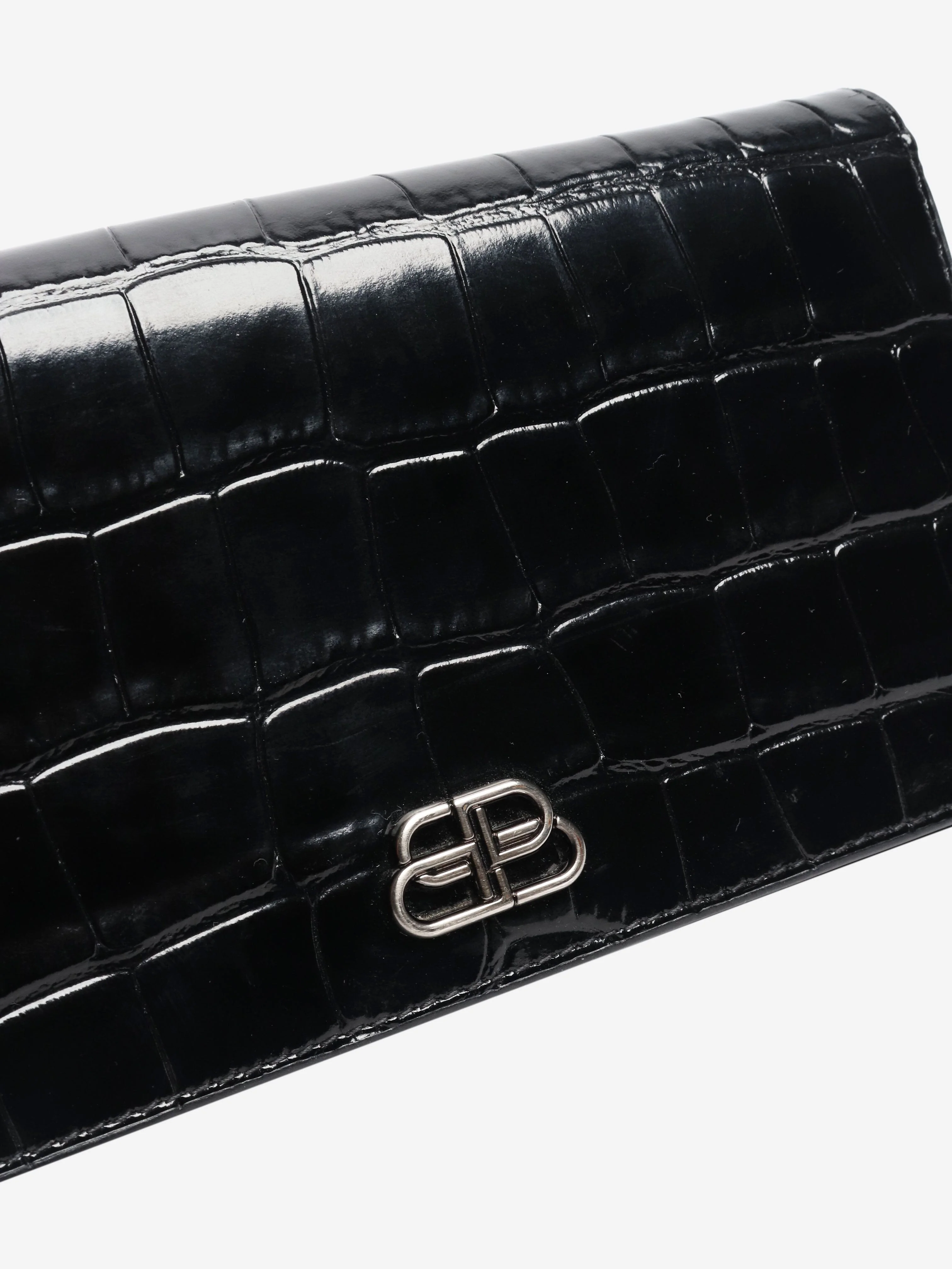 Black wallet on chain bag - Image 6