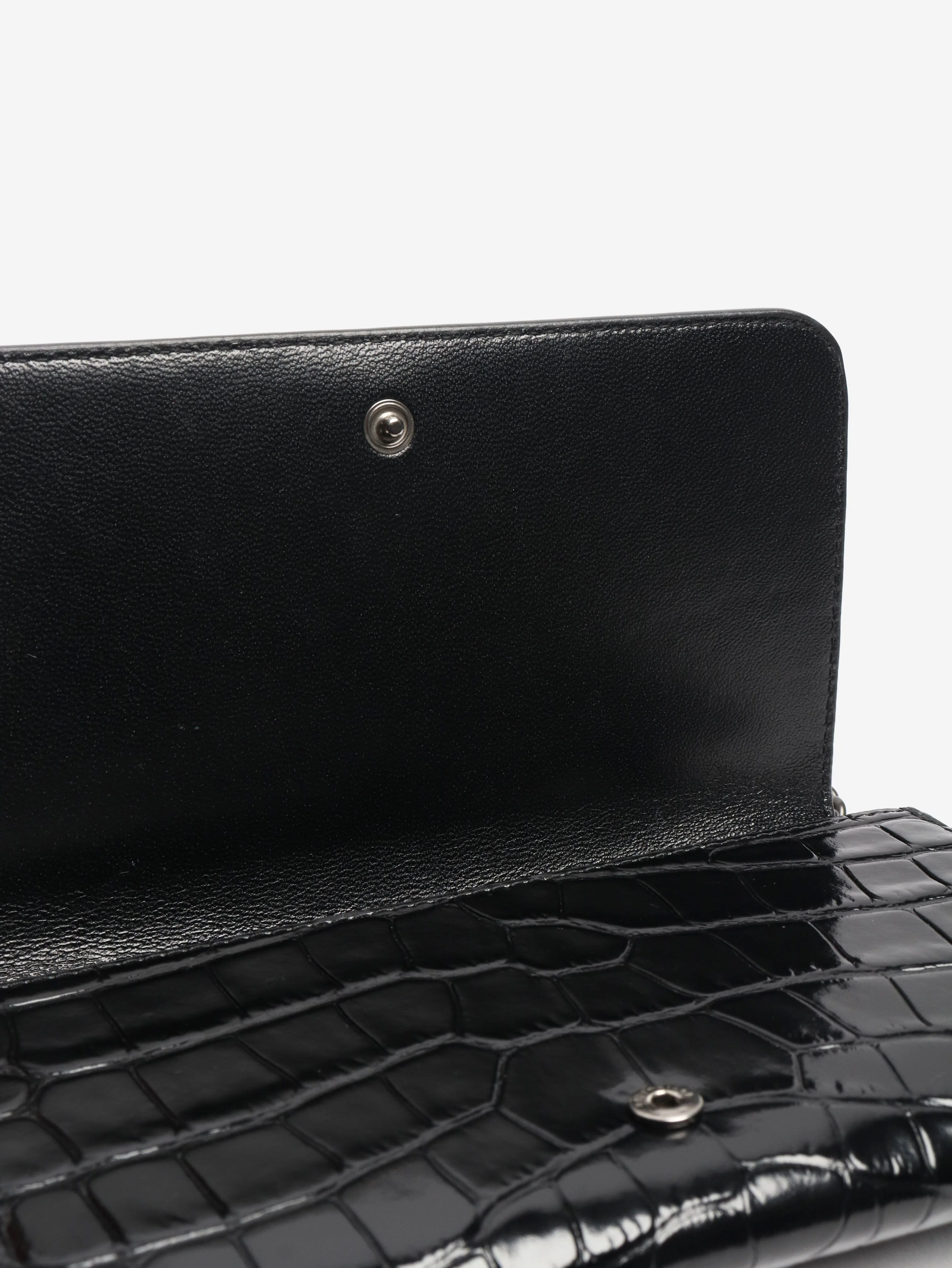 Black wallet on chain bag - Image 7