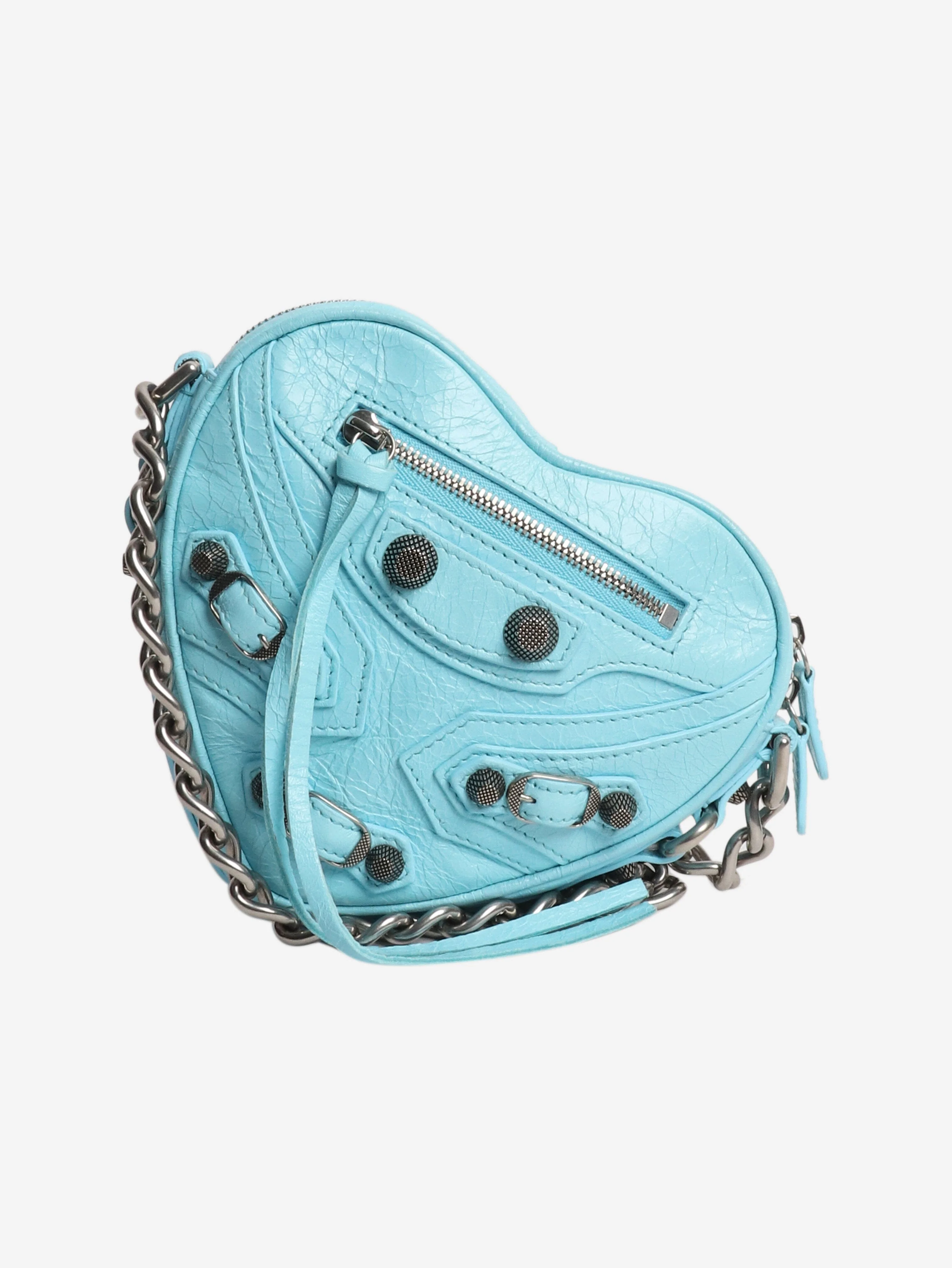 Blue heart city bag