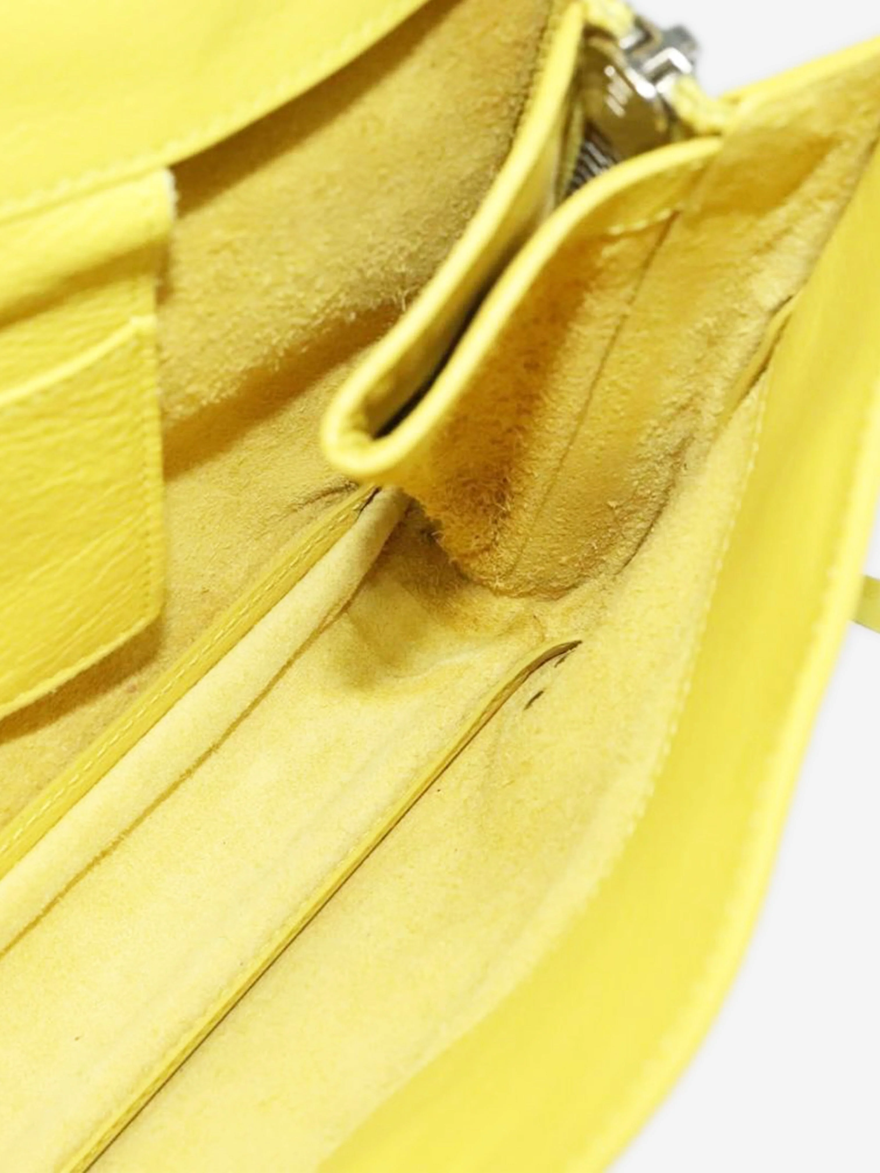 Yellow Paper clutch bag - Image 15