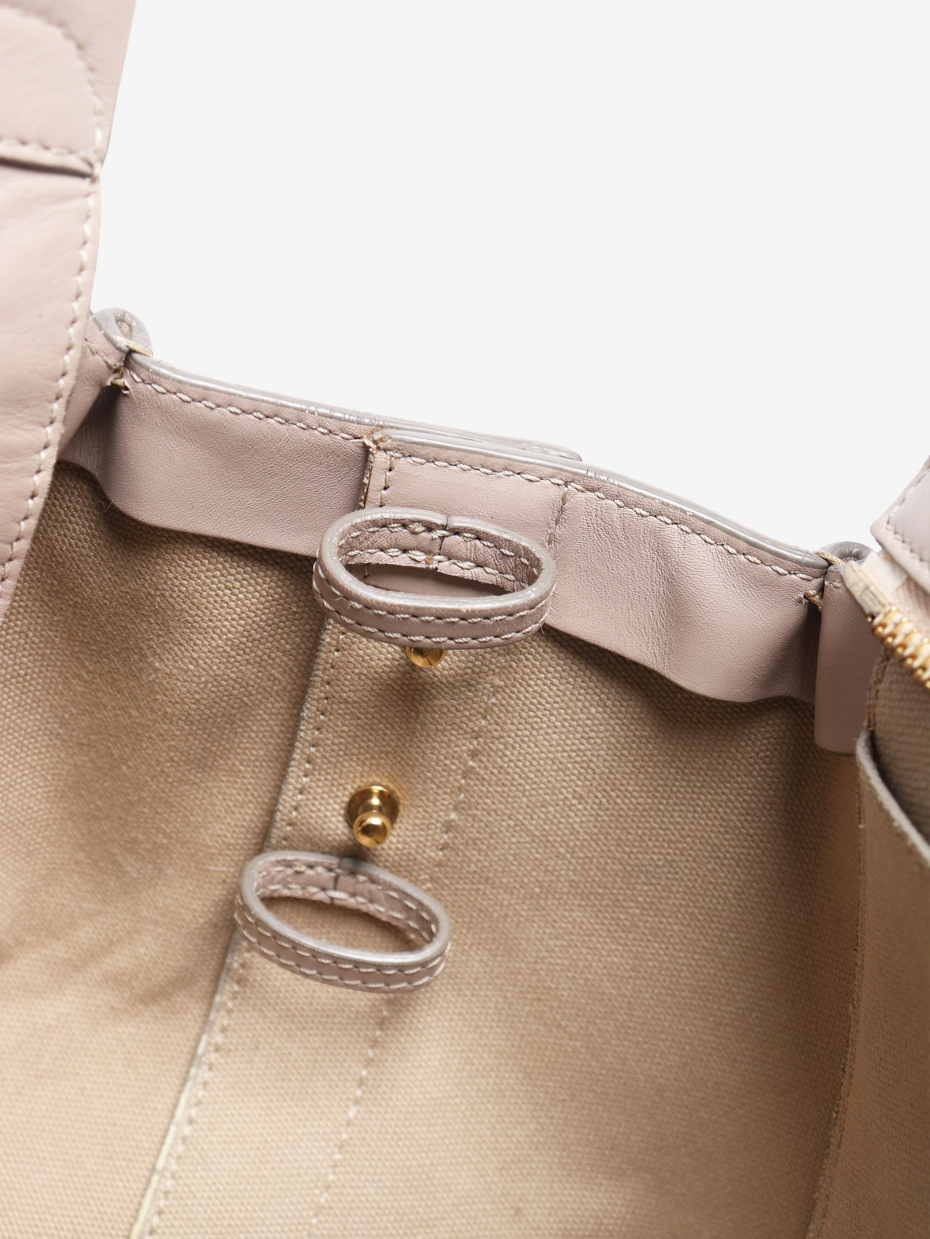 Beige Cate leather satchel bag - Image 10