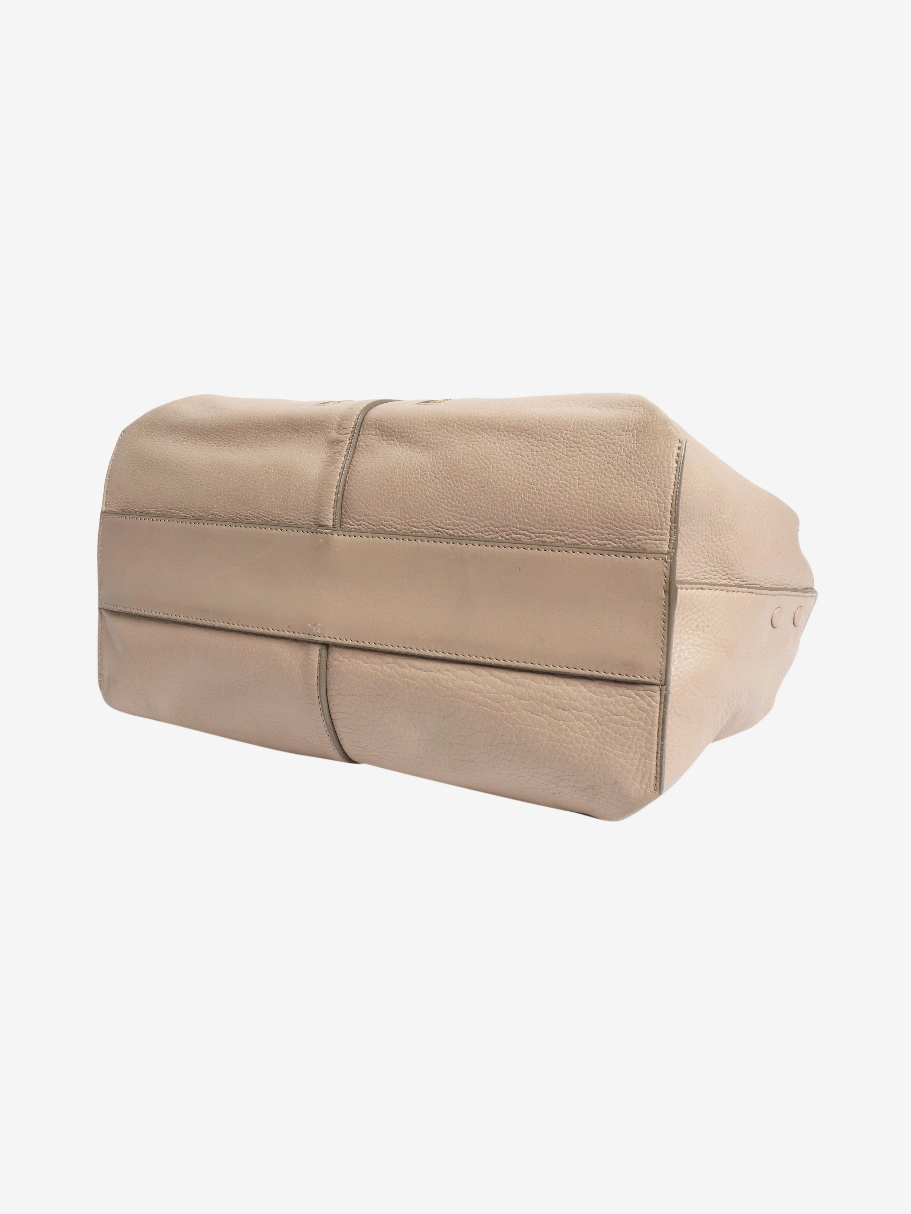 Beige Cate leather satchel bag - Image 4