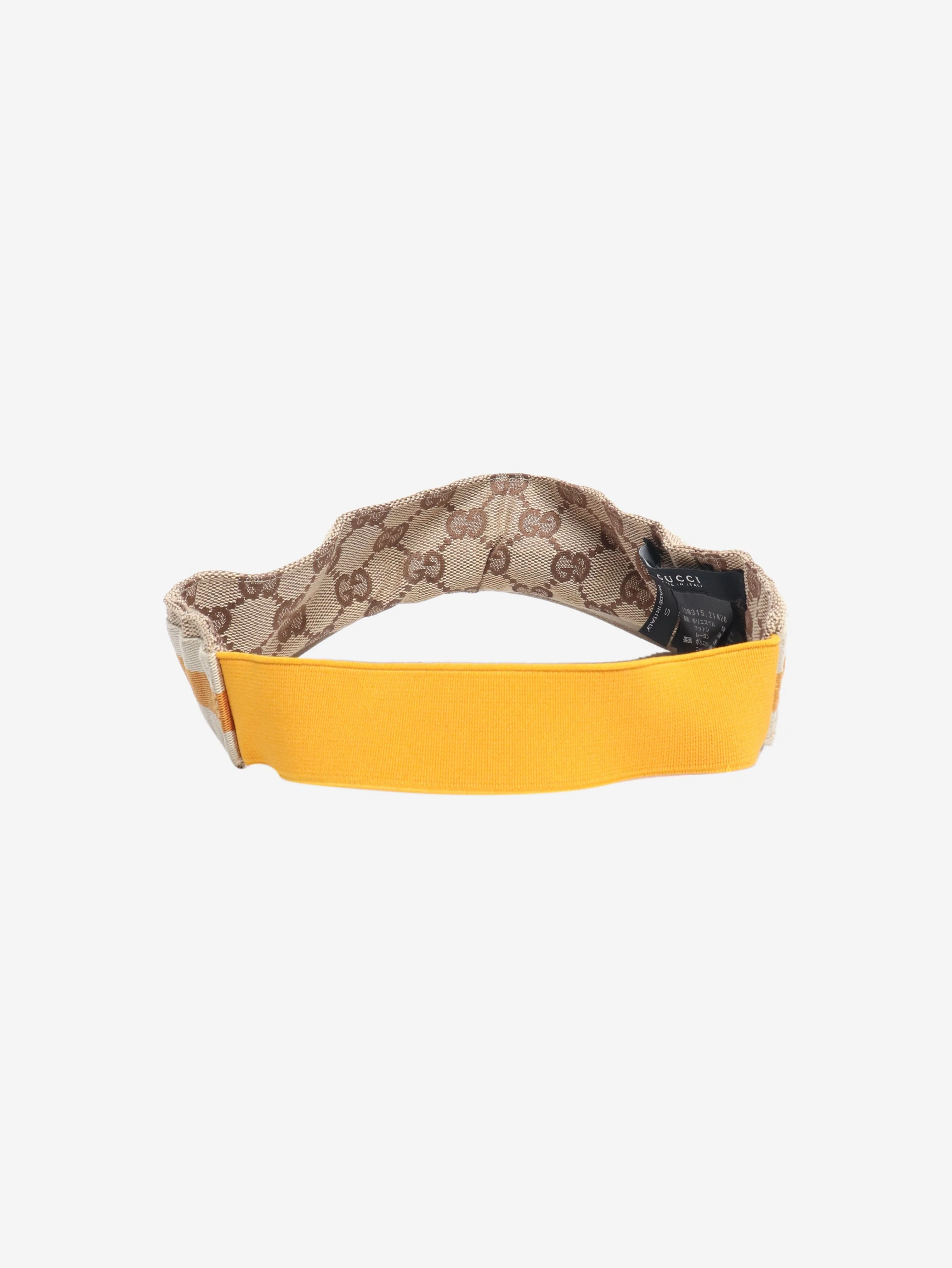 Beige sherry line visor - Image 4