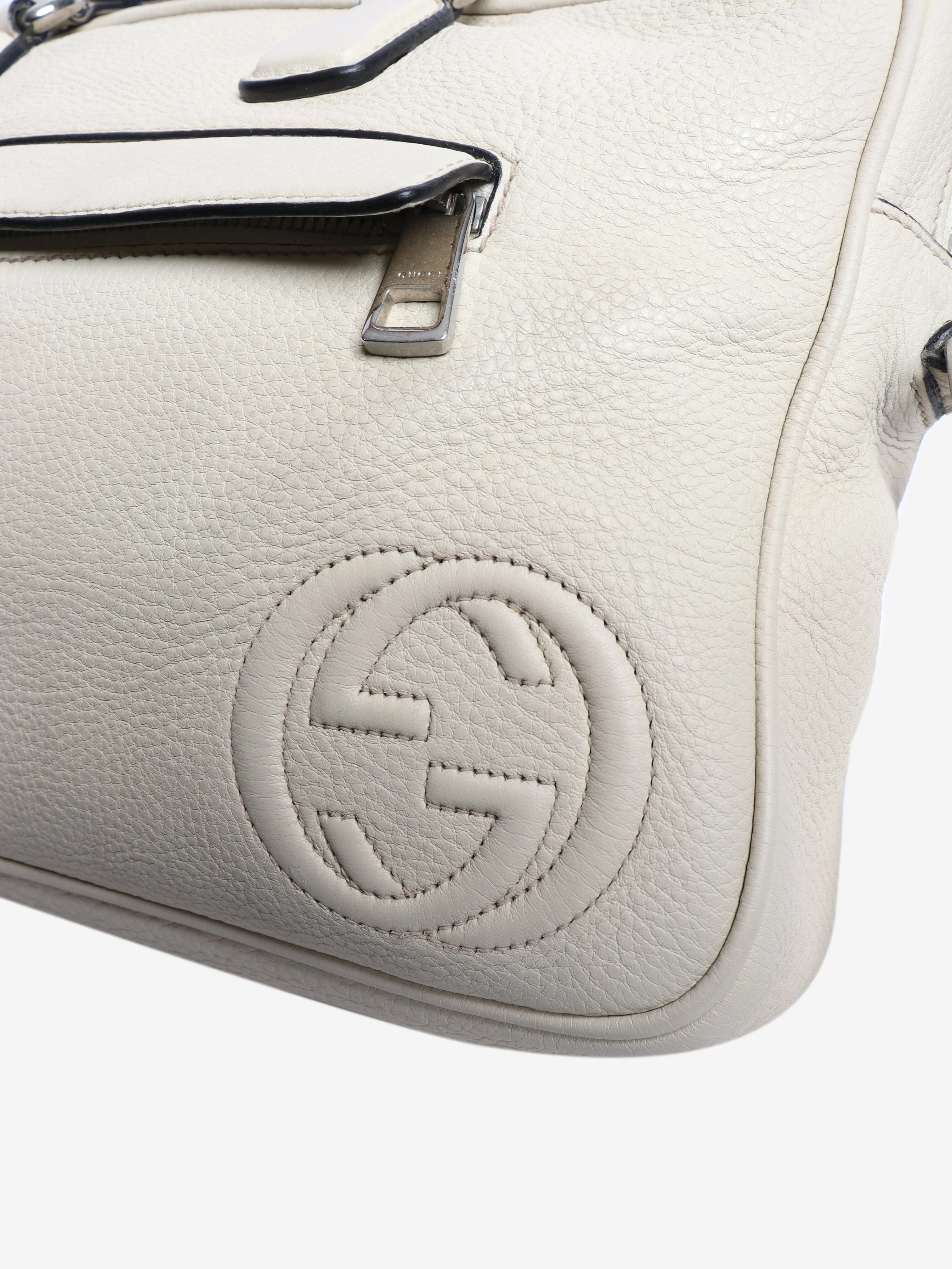Beige Soho briefcase - Image 6