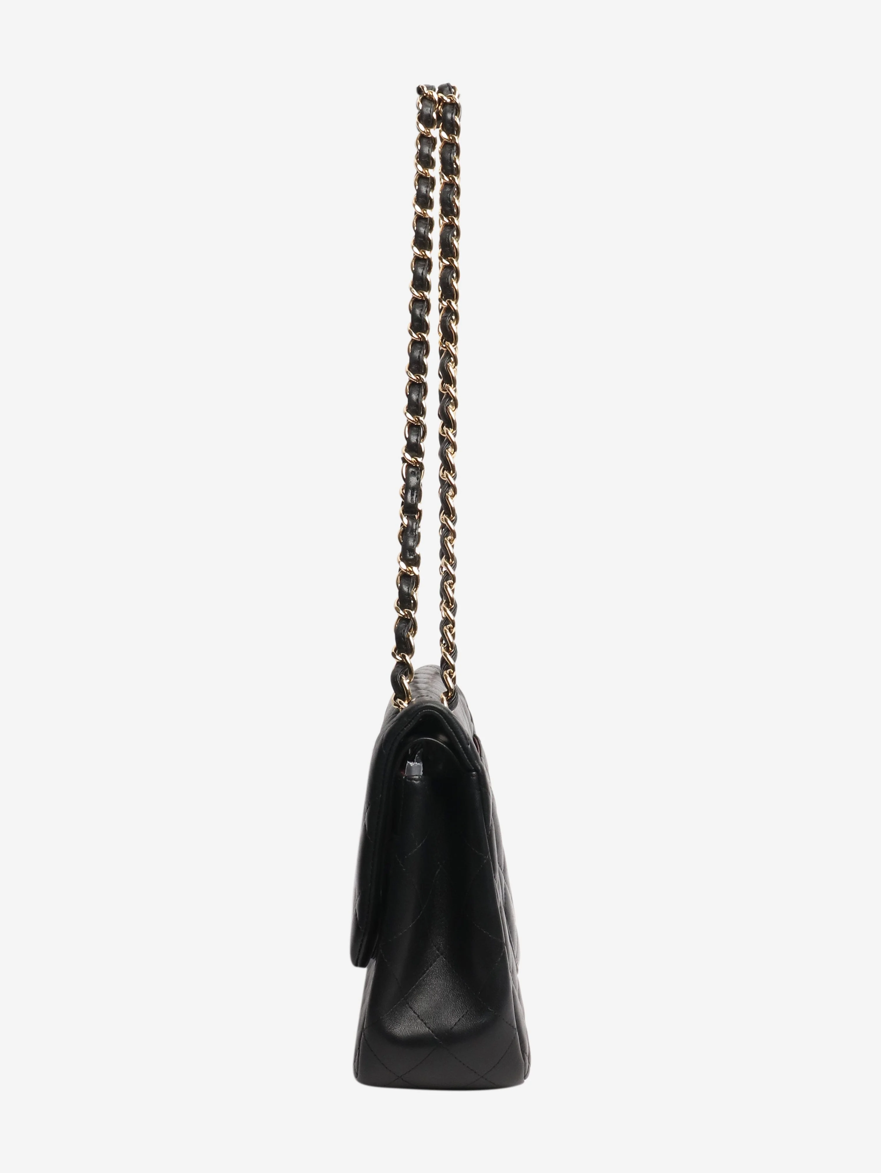 Black 2012 jumbo lambskin Classic Double Flap bag - Image 5