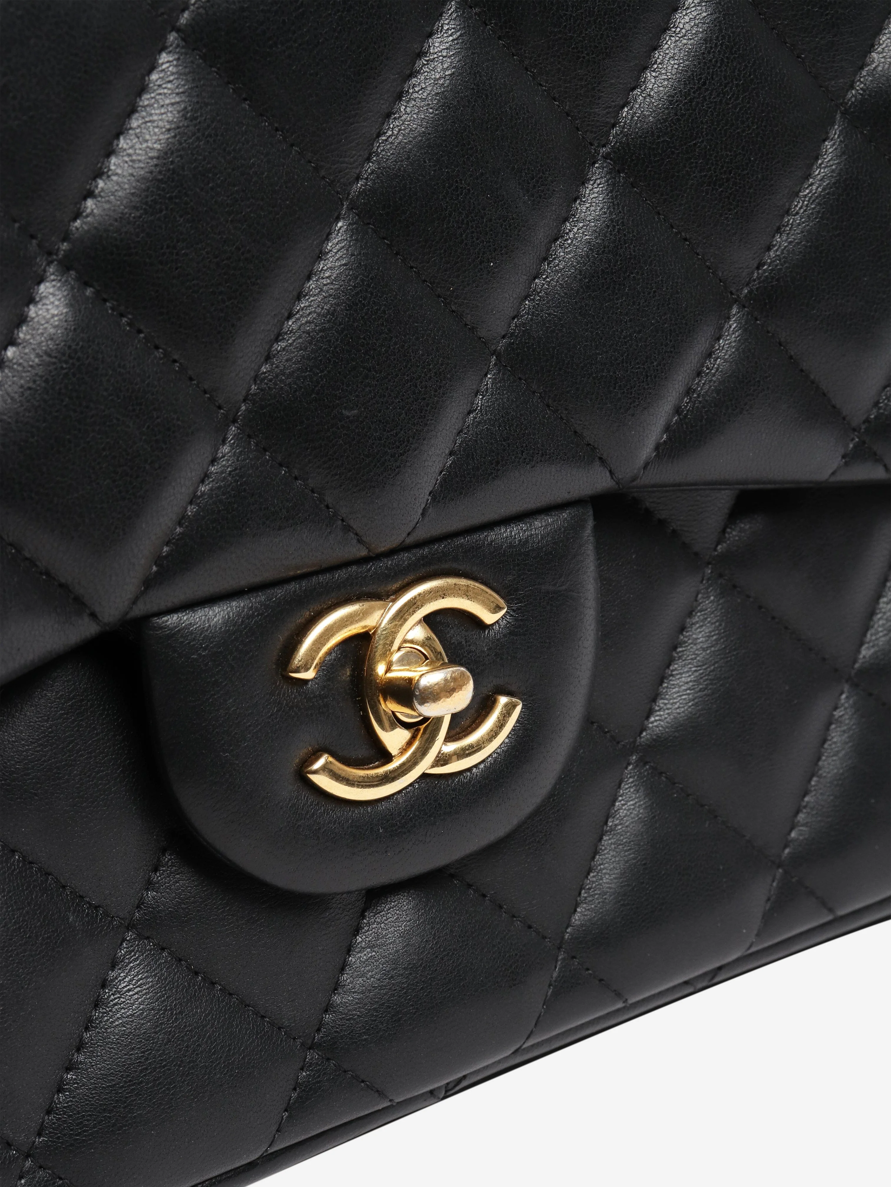 Black 2012 jumbo lambskin Classic Double Flap bag - Image 7