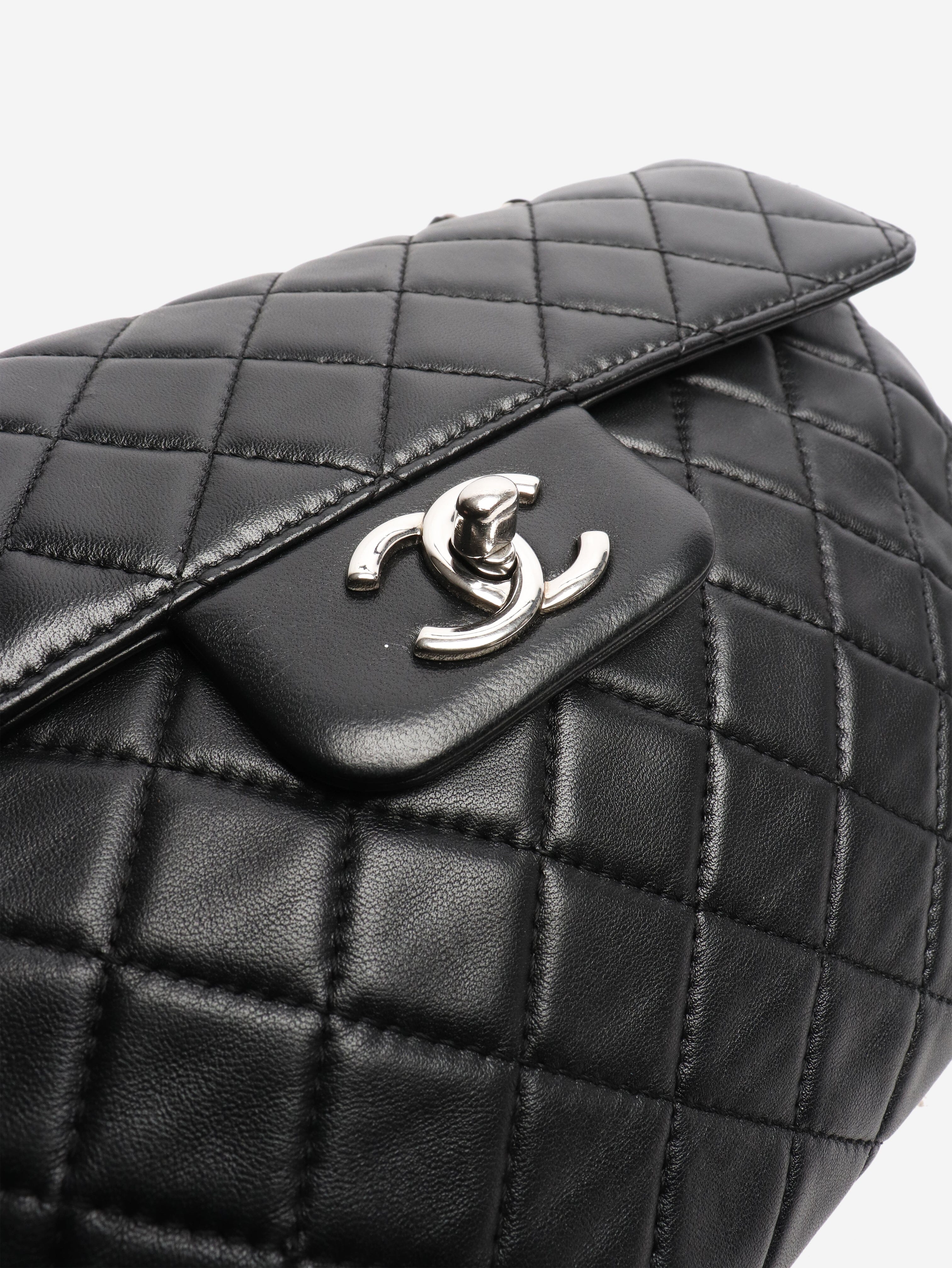 Black 2014 lambskin Single Flap bag - Image 4