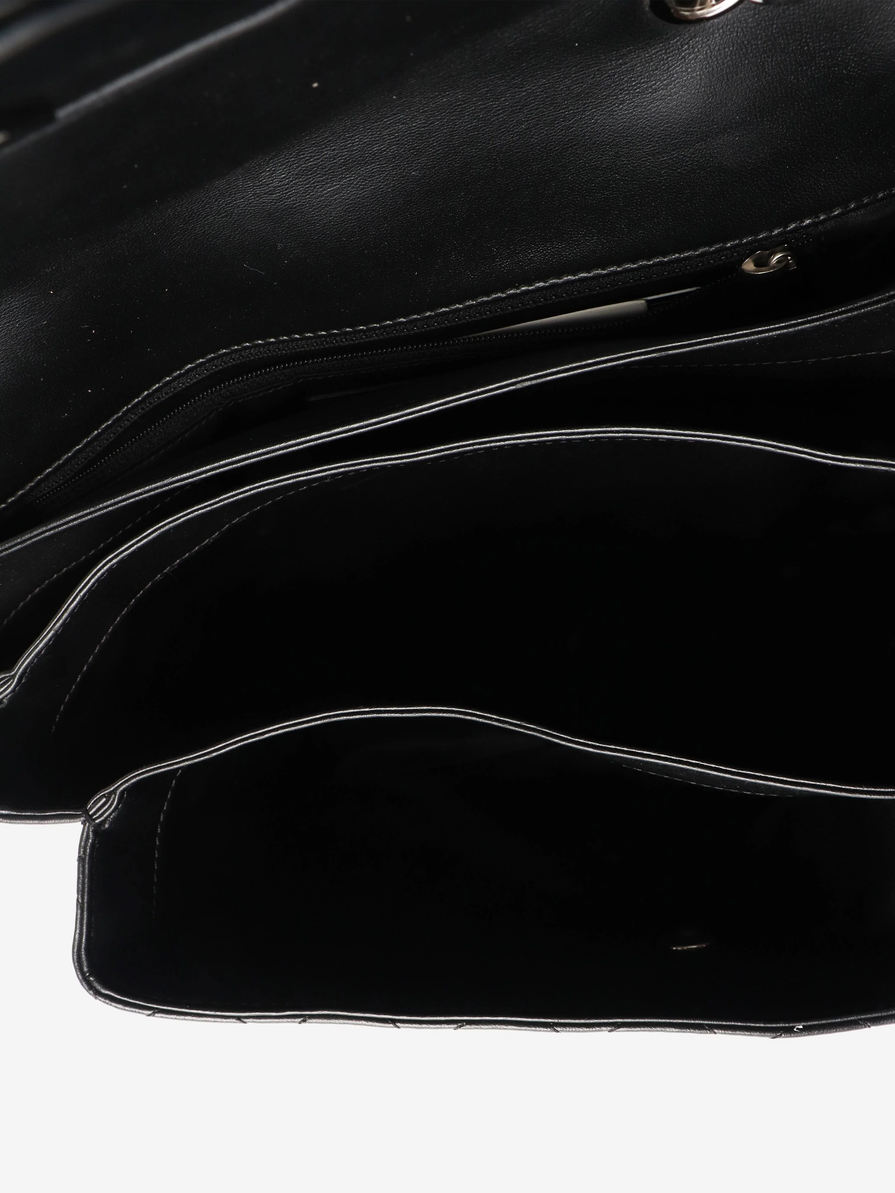 Black 2014 lambskin Single Flap bag - Image 6