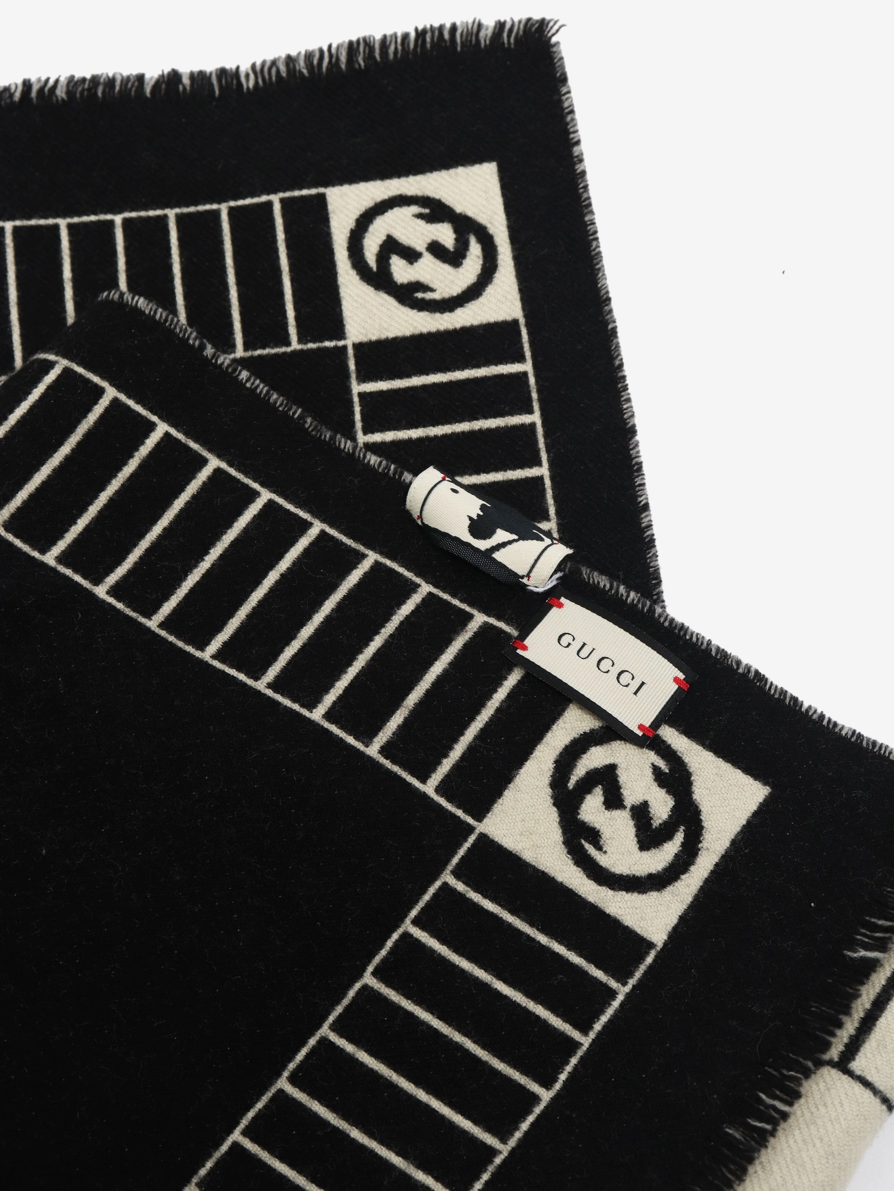 Black and ivory FW18 MLB New York Yankees scarf - Image 4