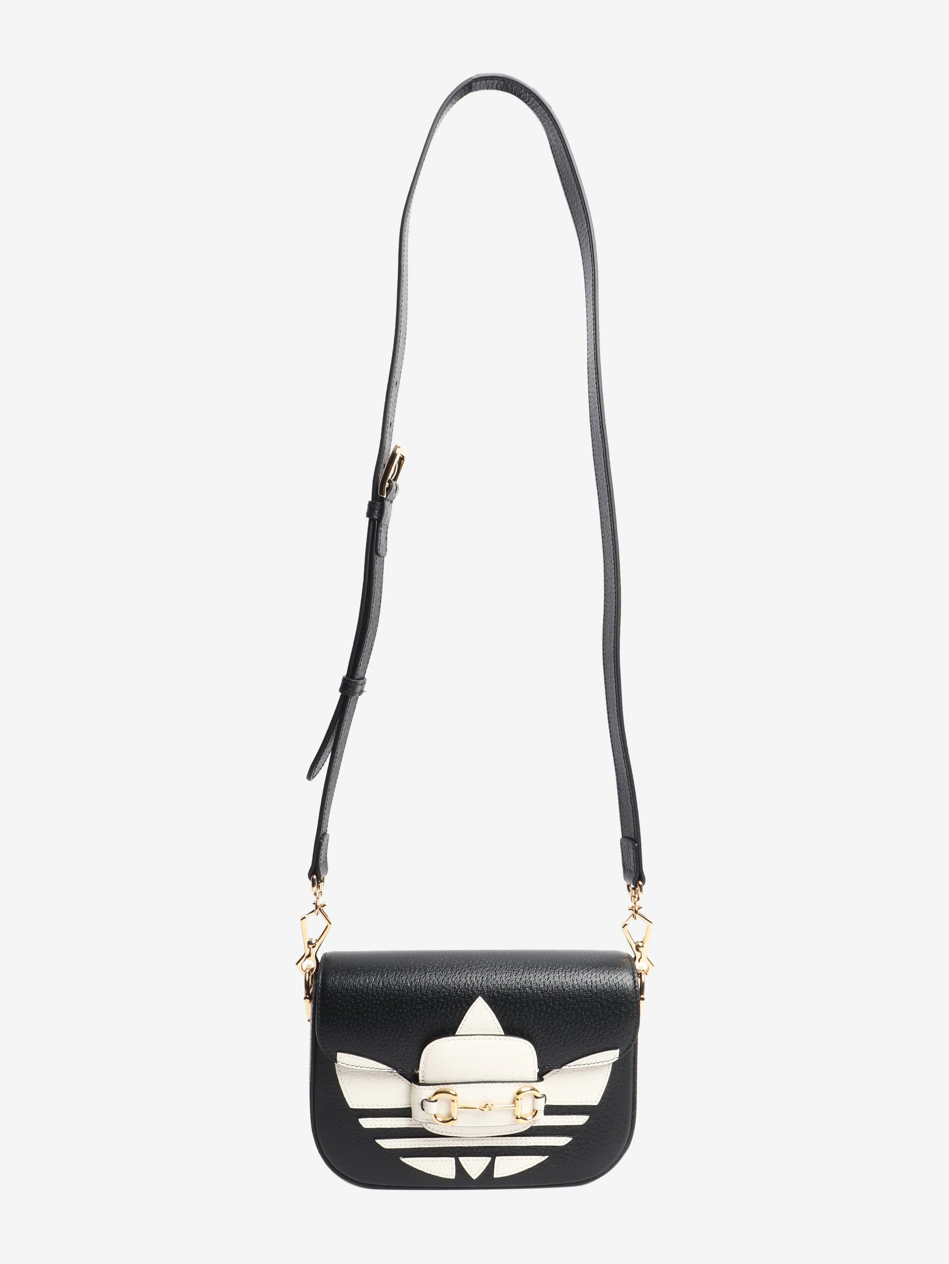 Black and white Horsebit 1955 leather bag - Image 2