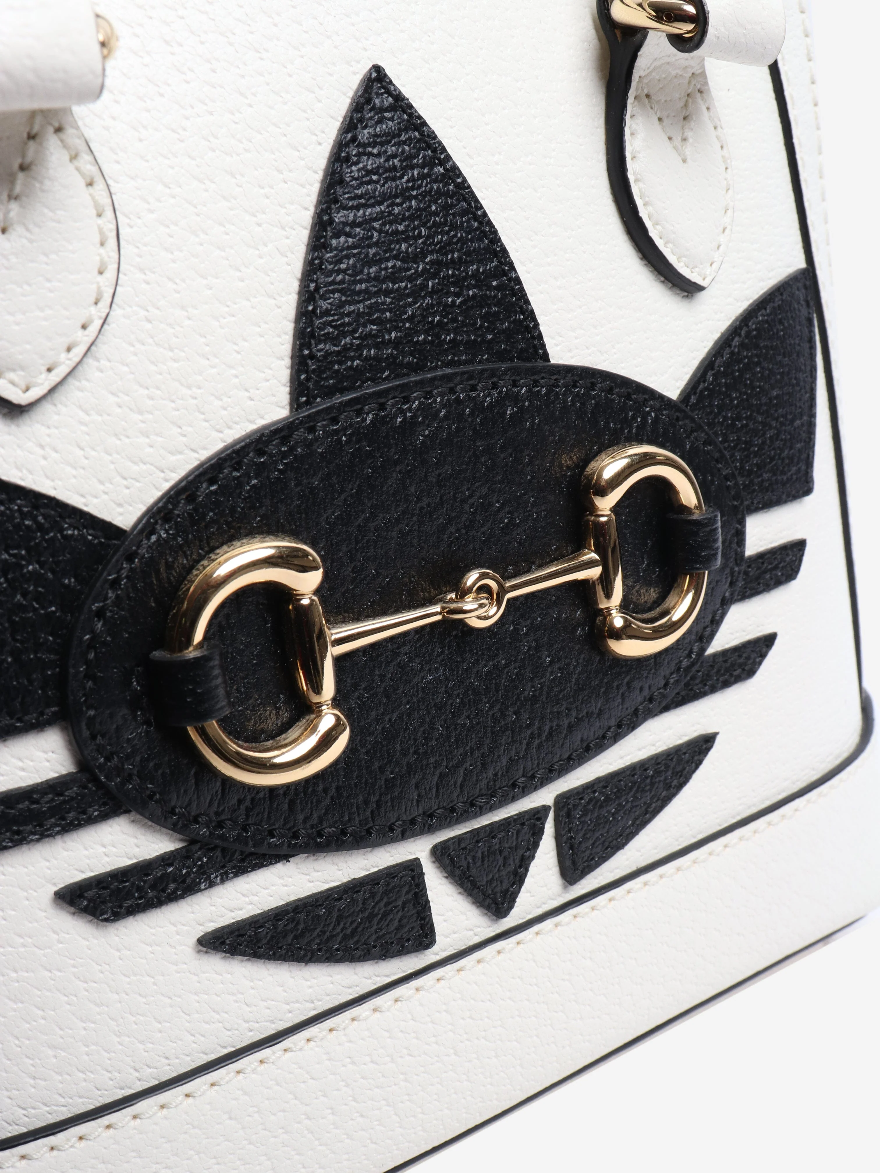 Black and white Horsebit 1955 shoulder bag - Image 5