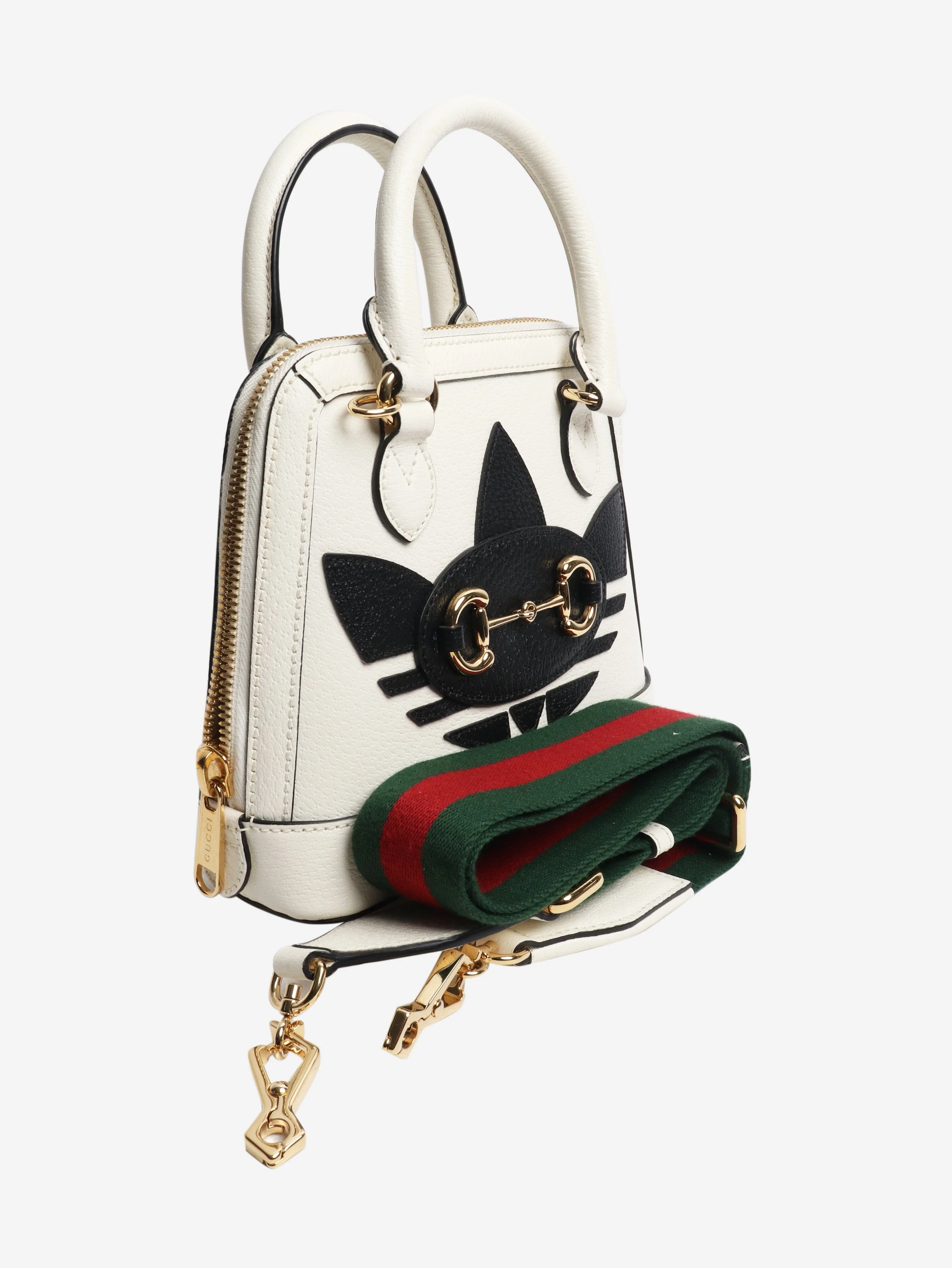Black and white Horsebit 1955 shoulder bag - Image 7