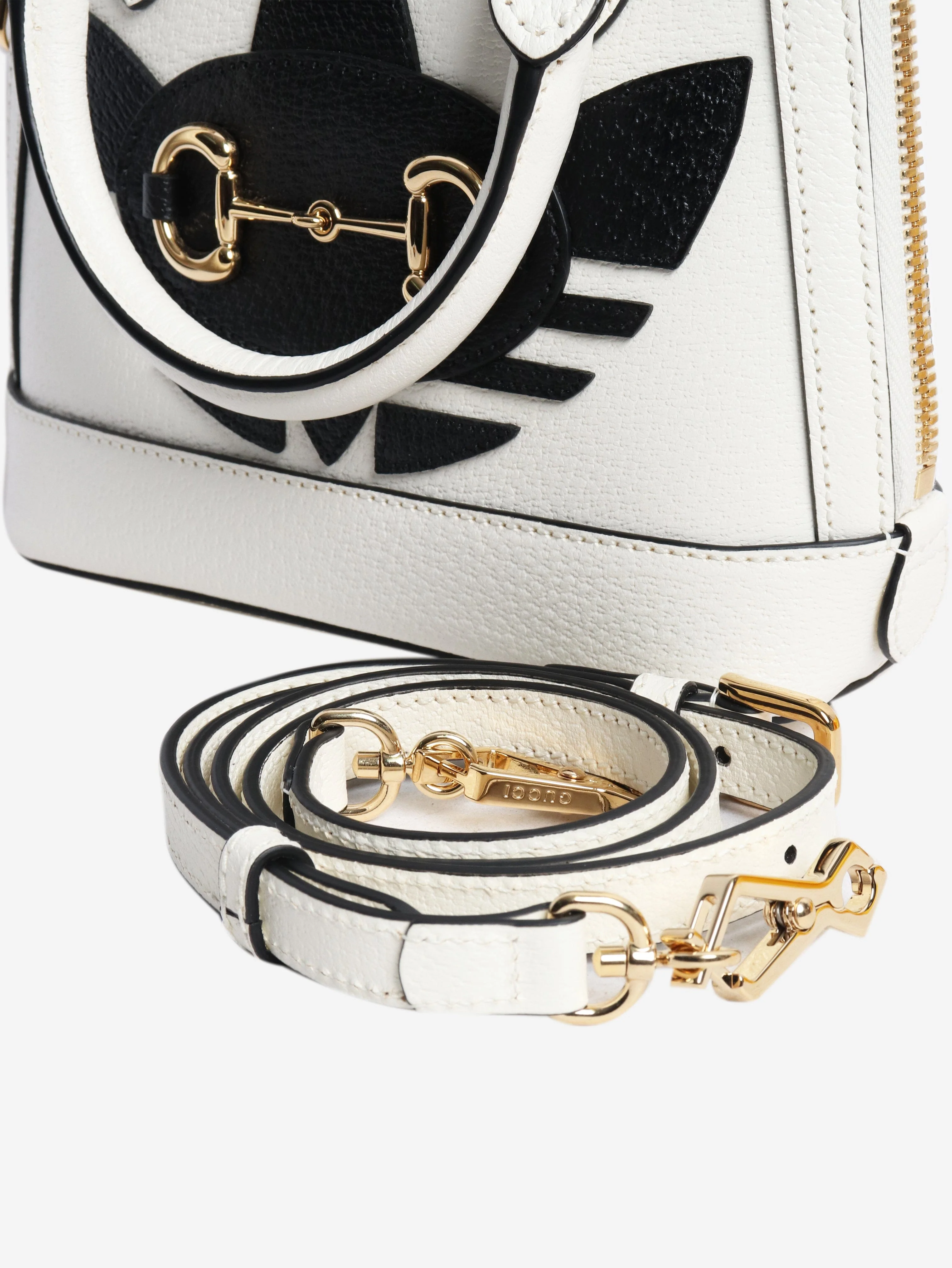 Black and white Horsebit 1955 shoulder bag - Image 6