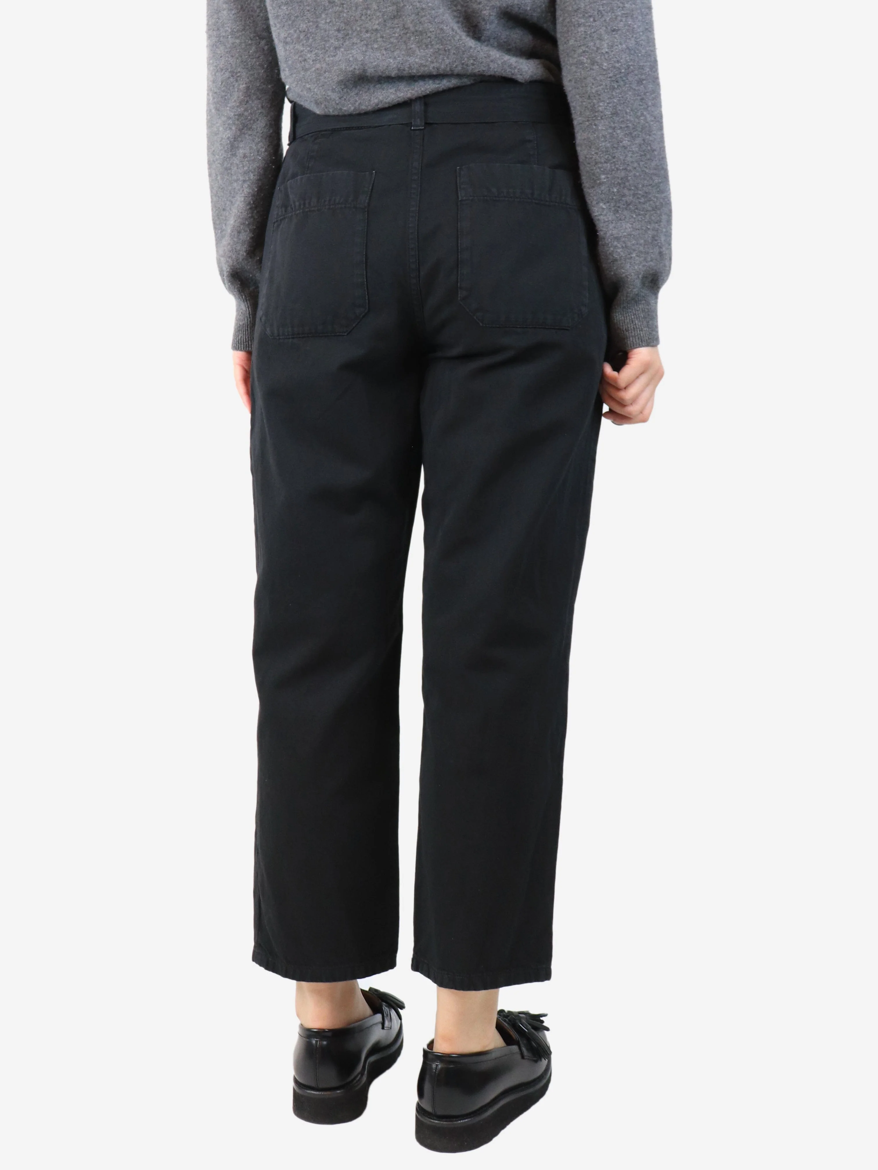 Black belted trousers - size W 32 - Image 3