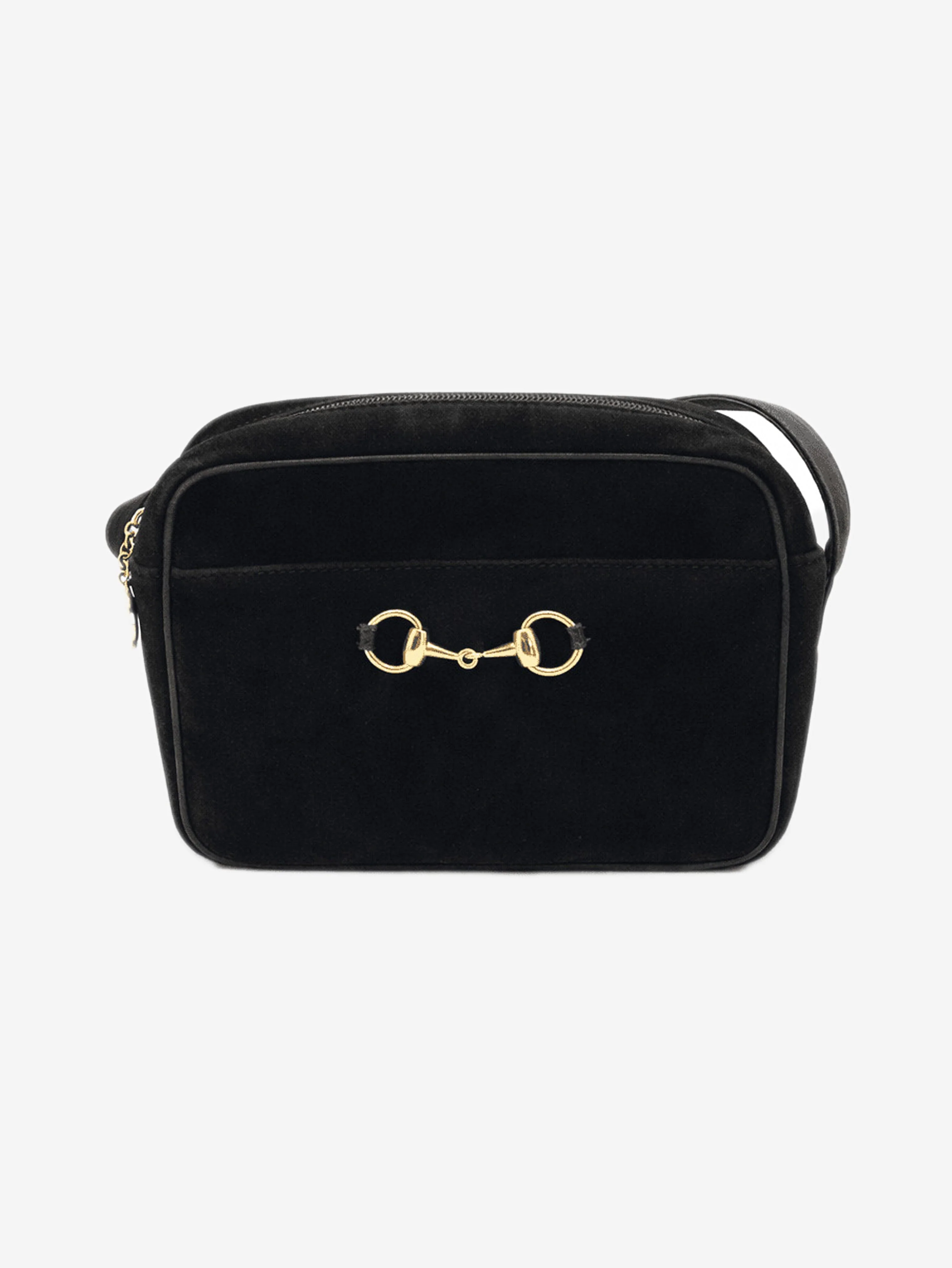 Black Horsebit sling bag