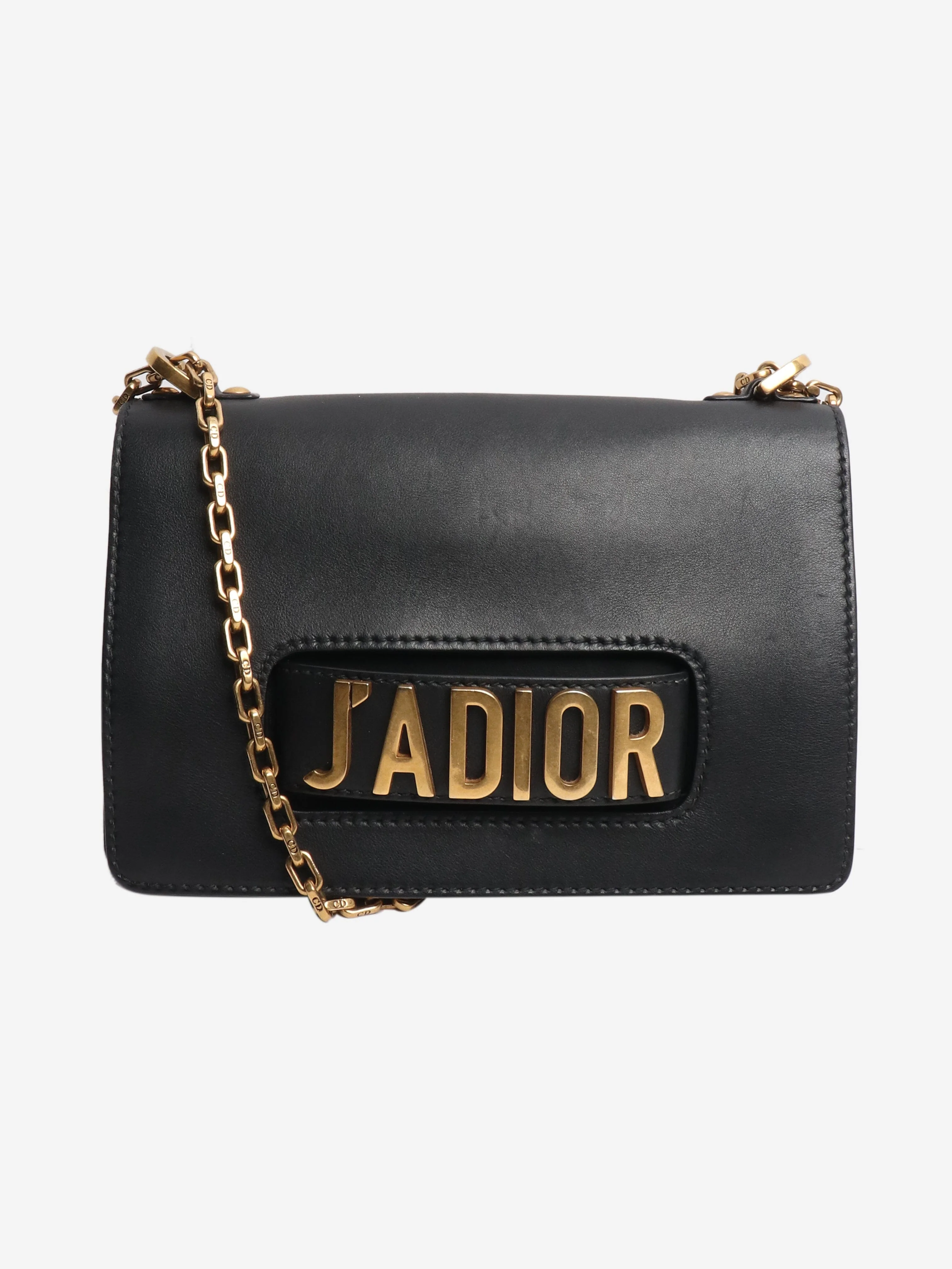 Black J'Adior flap bag