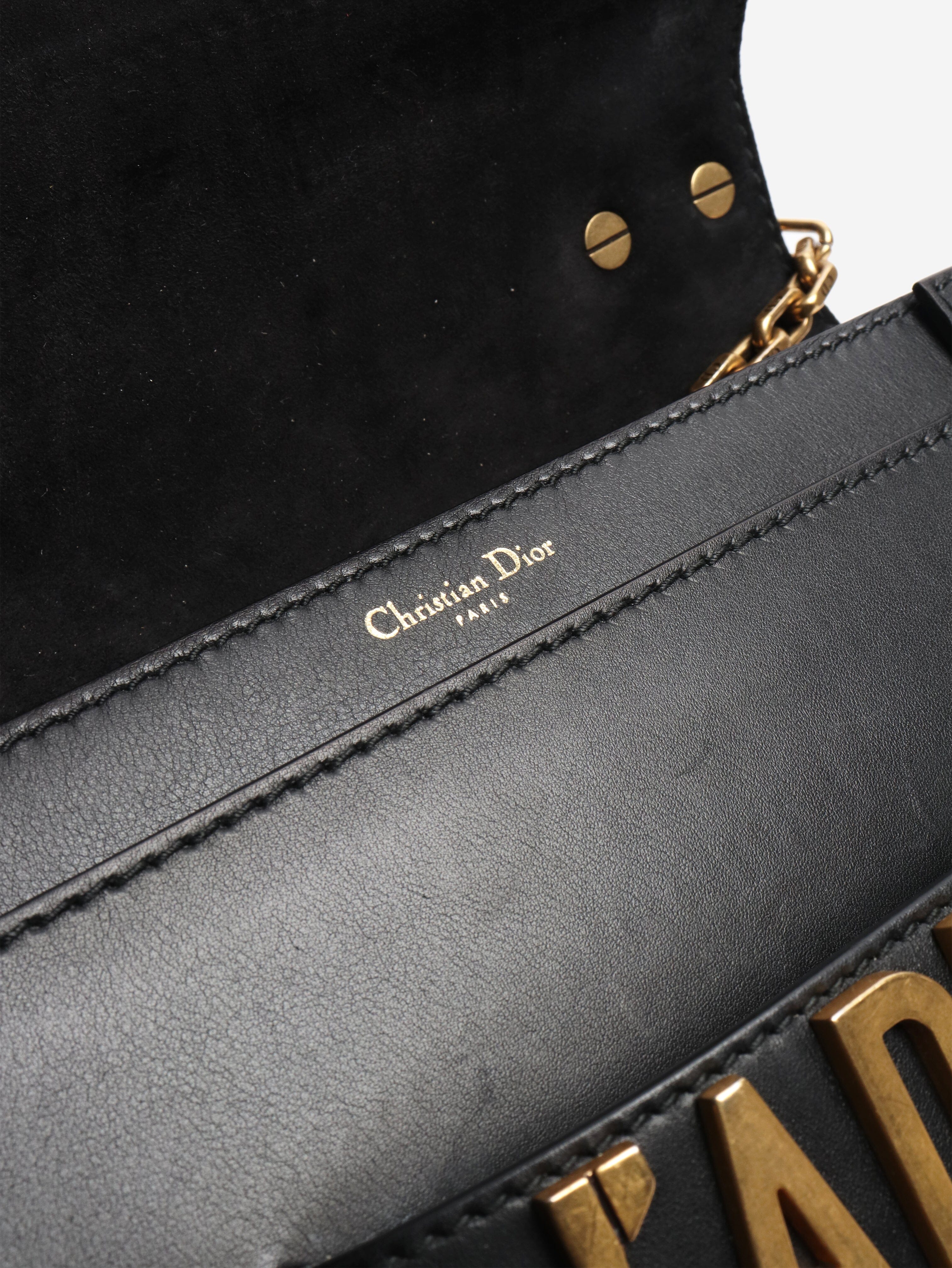 Black J'Adior flap bag - Image 6