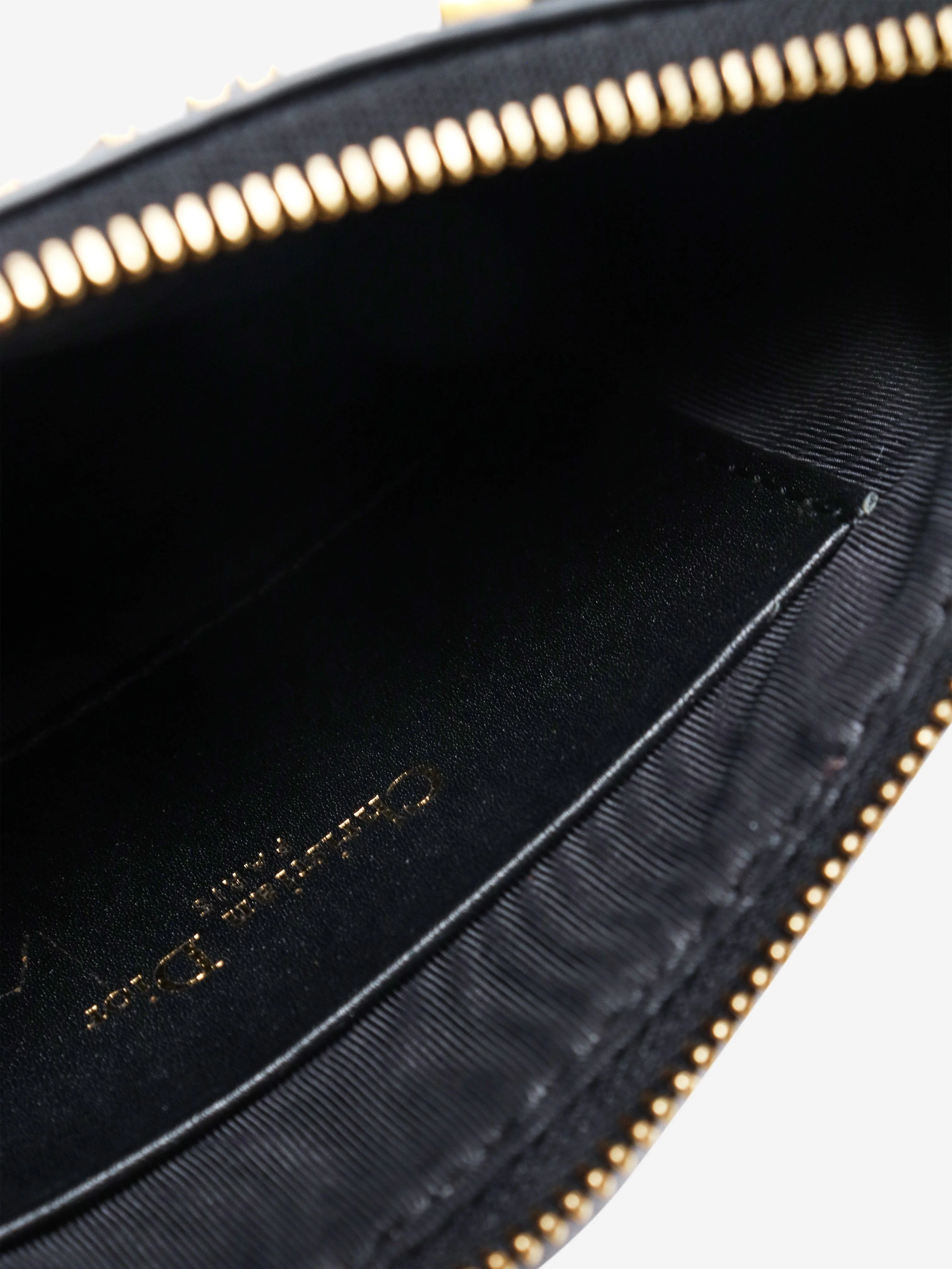 Black J'Adior leather wallet on chain - Image 5