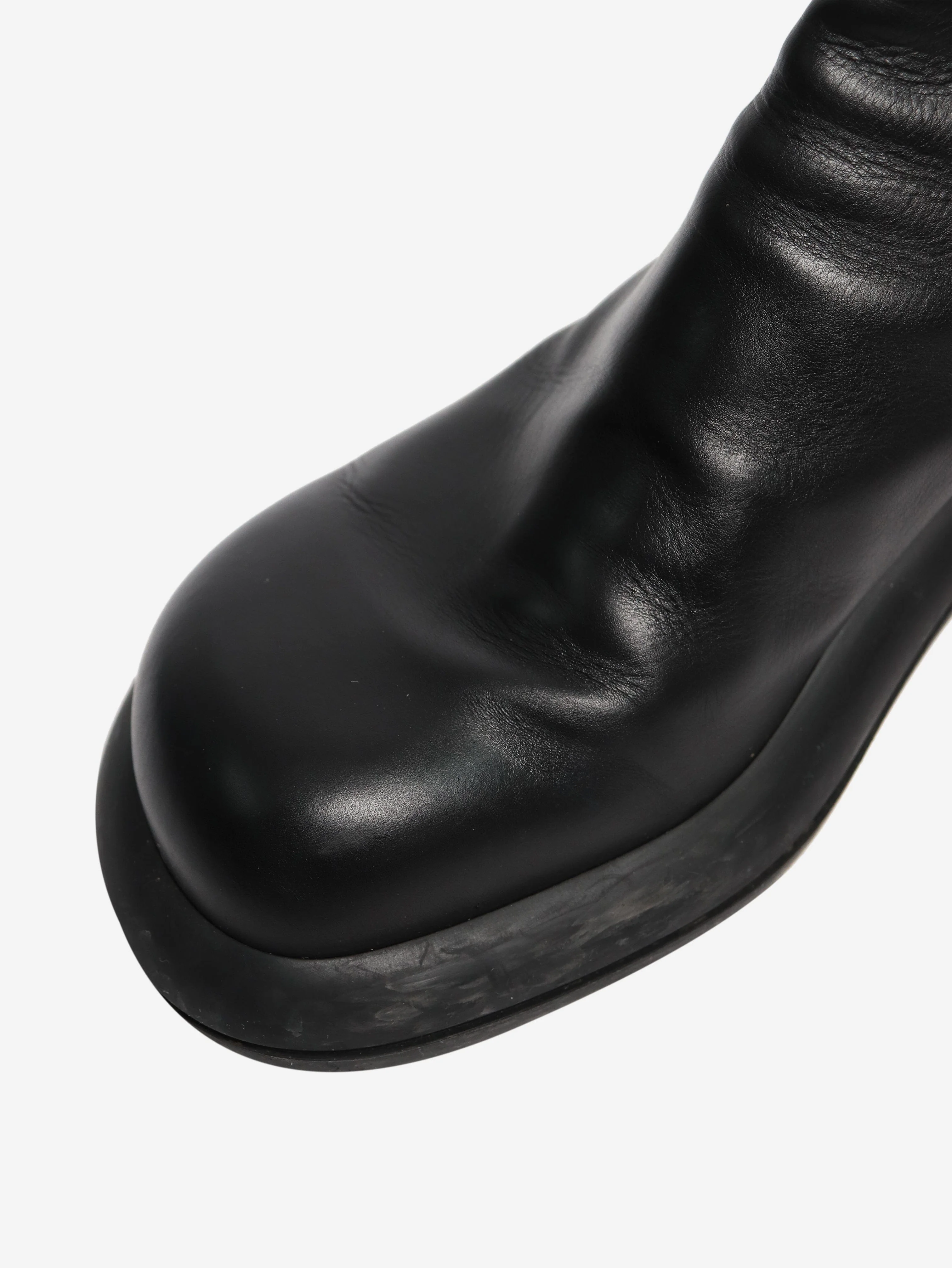 Black leather chelsea boots - EU 39.5 - Image 5