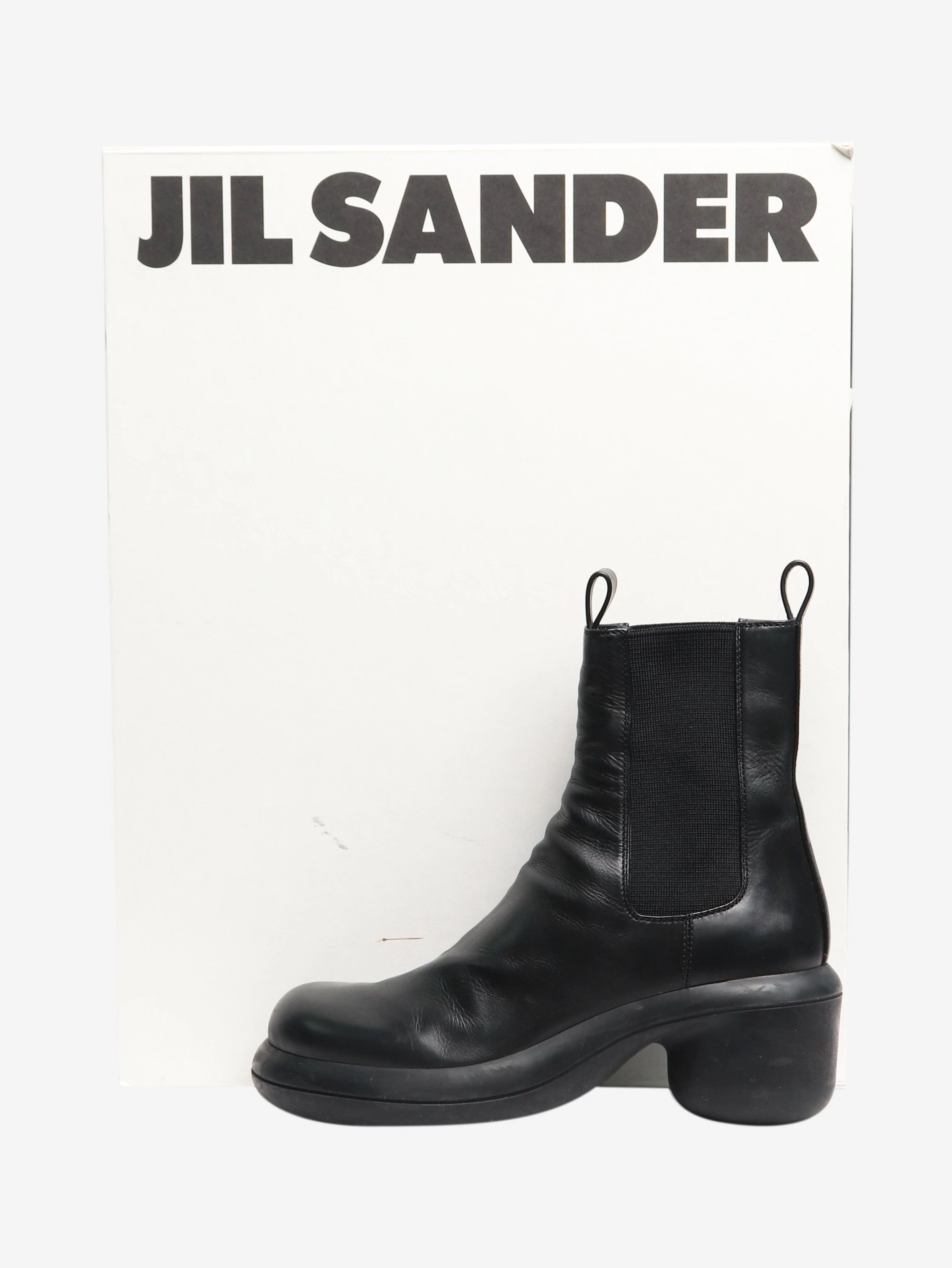 Black leather chelsea boots - EU 39.5 - Image 7