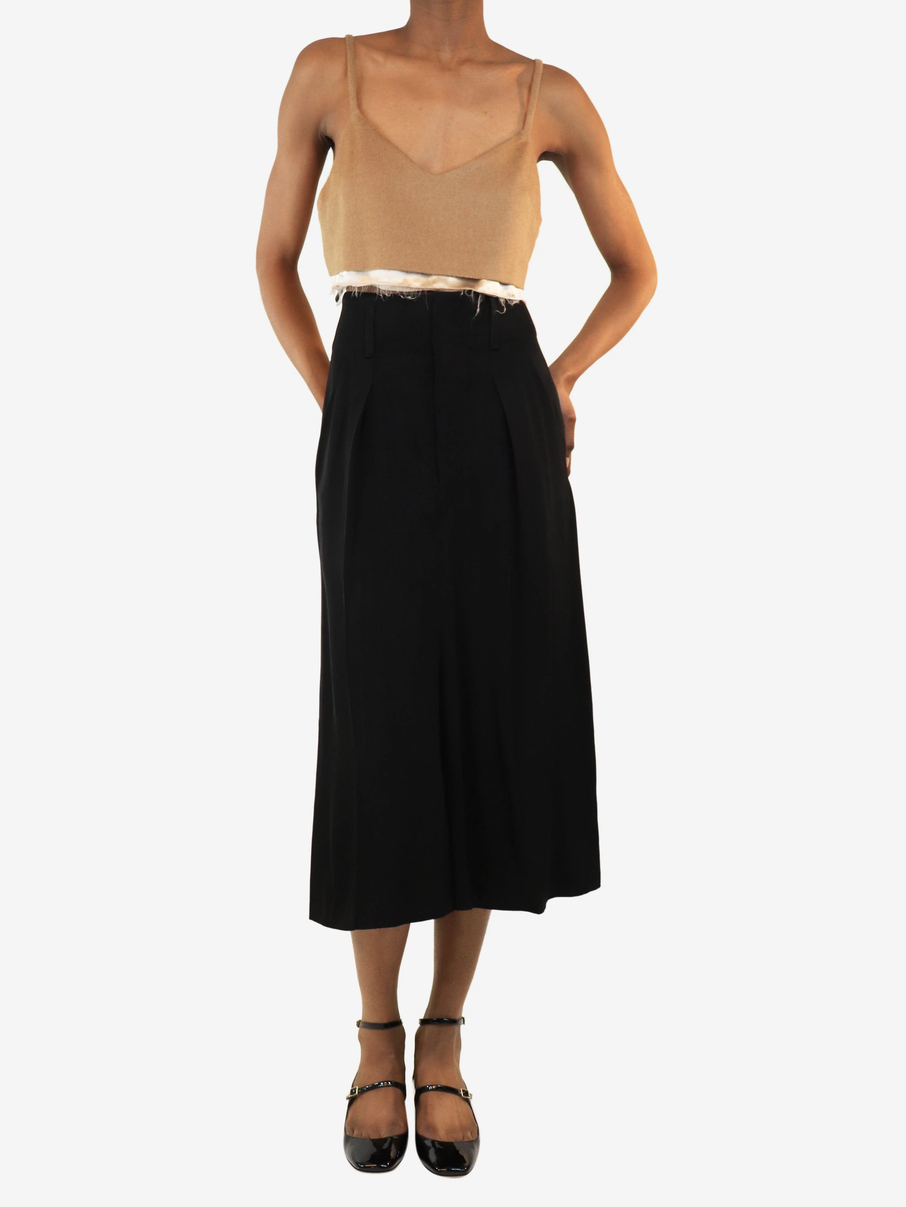 Black midi skirt - size UK 6 - Image 2
