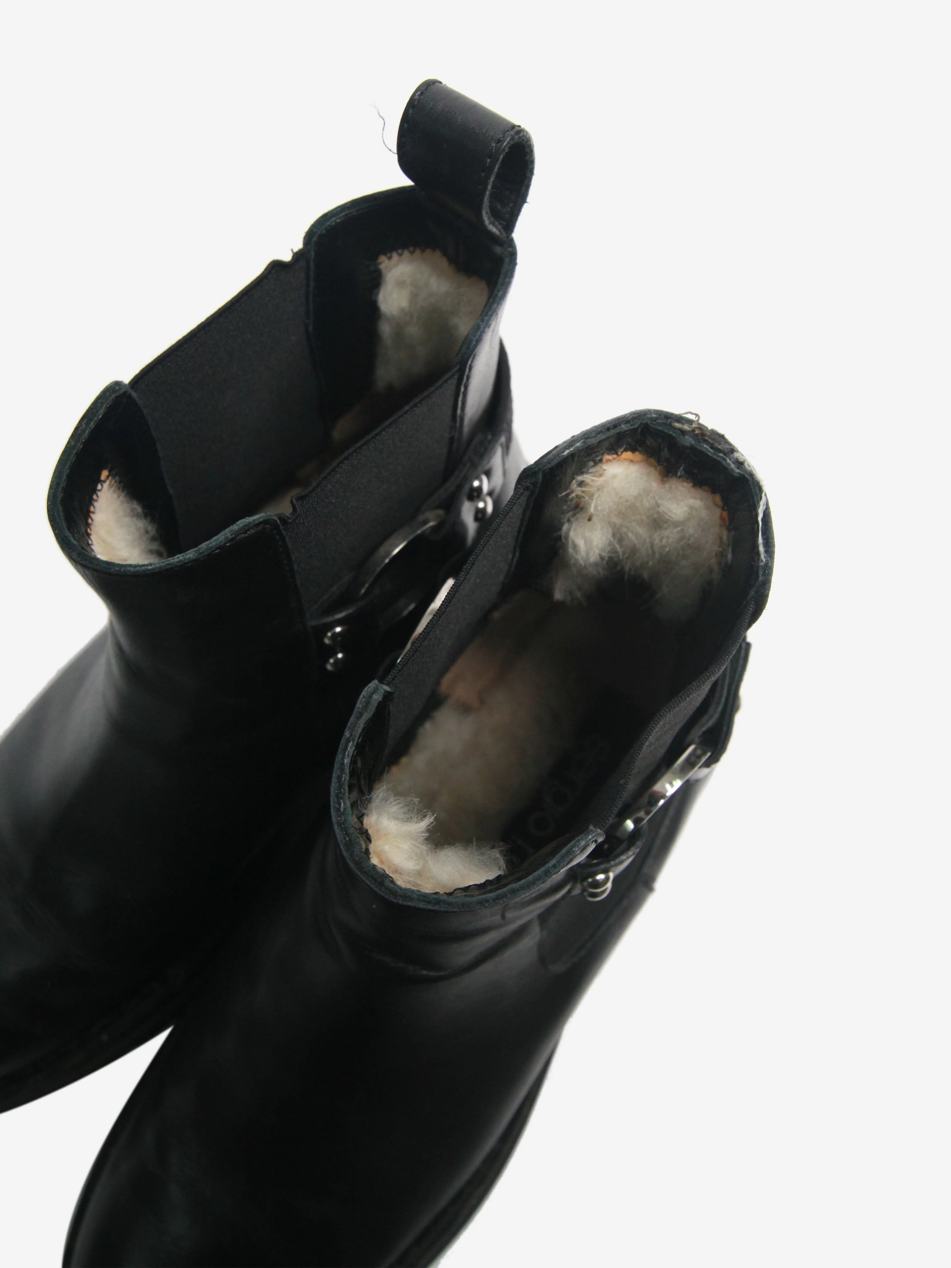 Black Motor chelsea boots - size EU 38 - Image 5