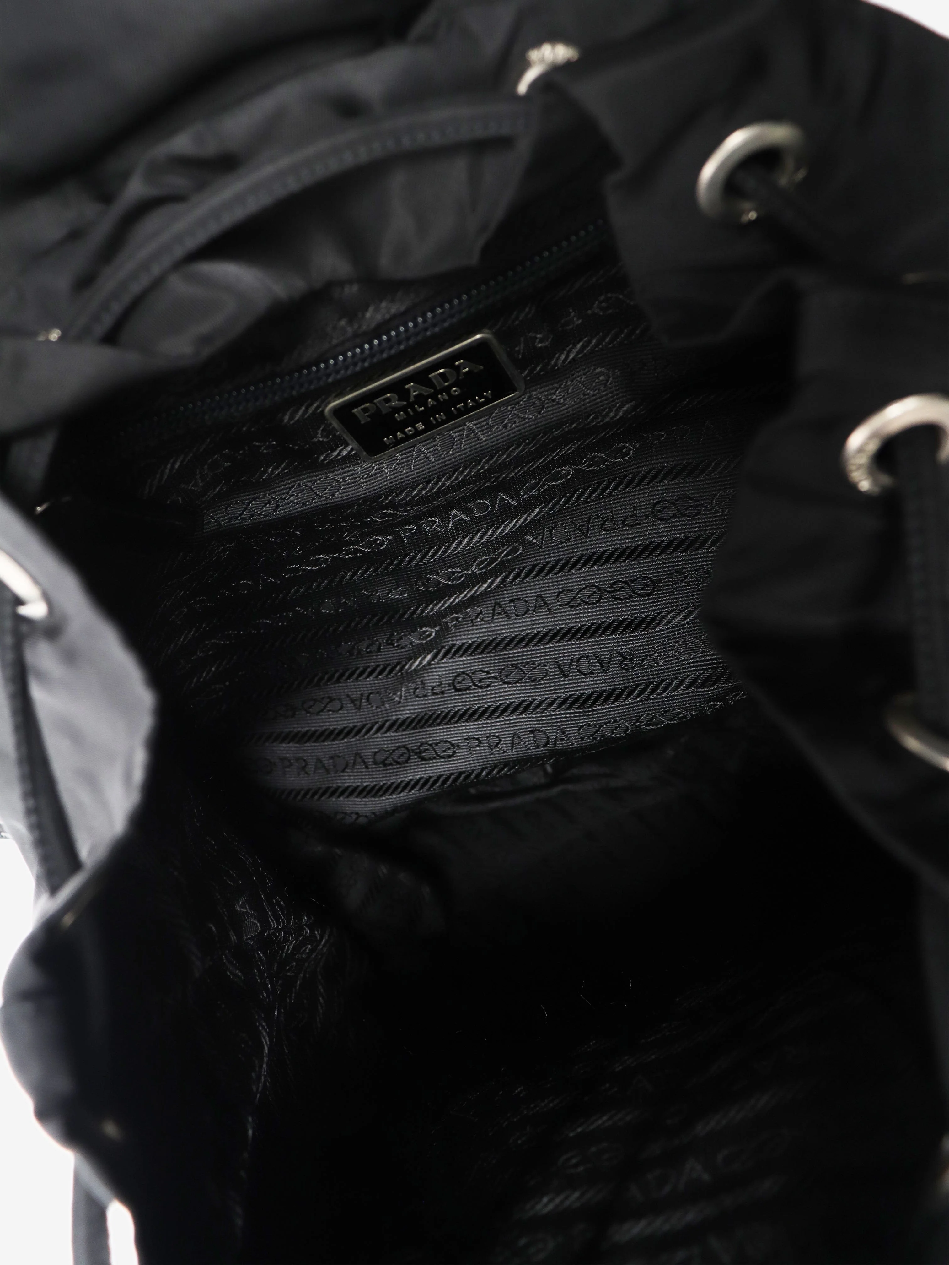 Black nylon backpack - Image 5