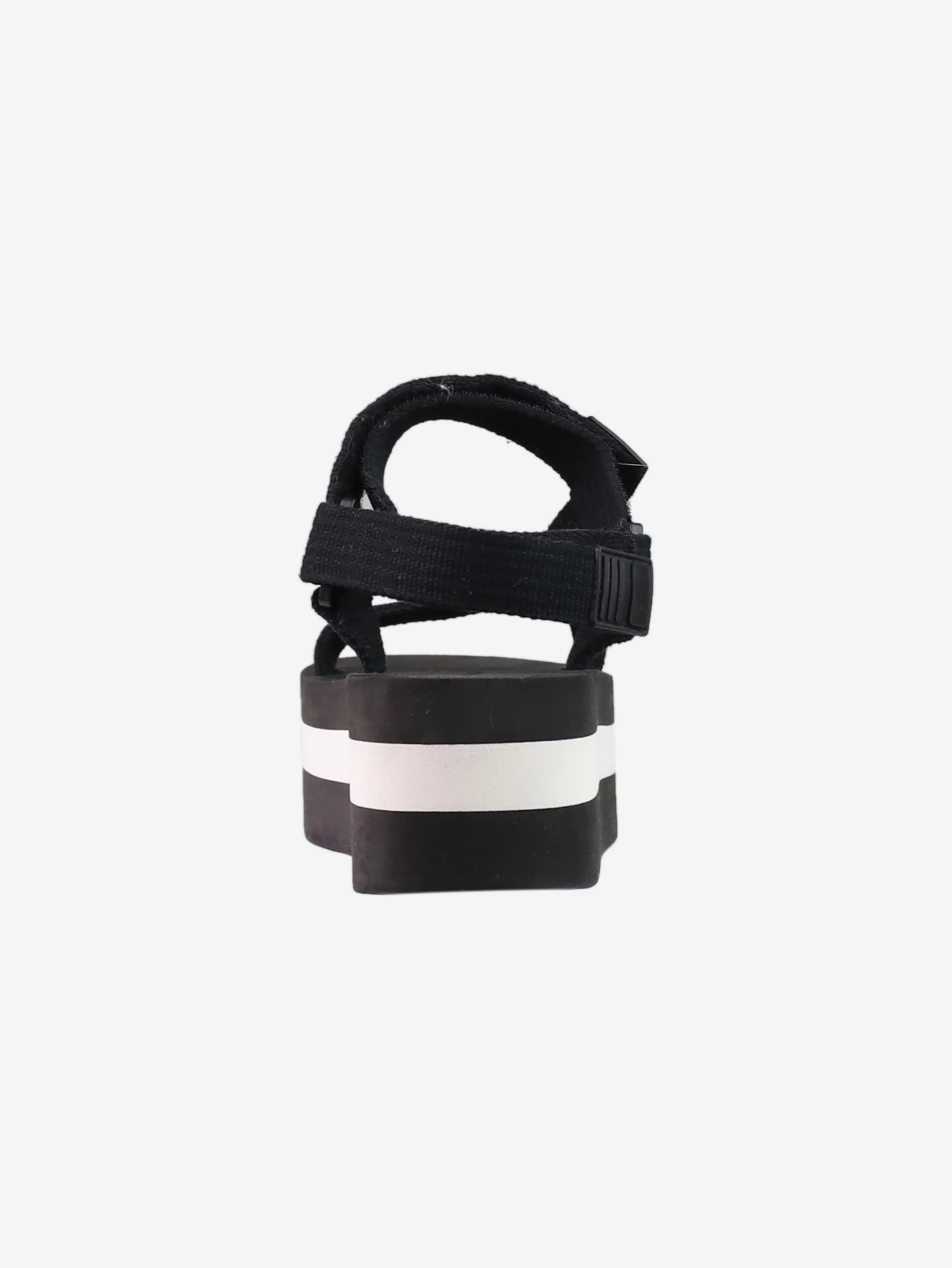 Black platform striped sandals - size EU 40 - Image 3