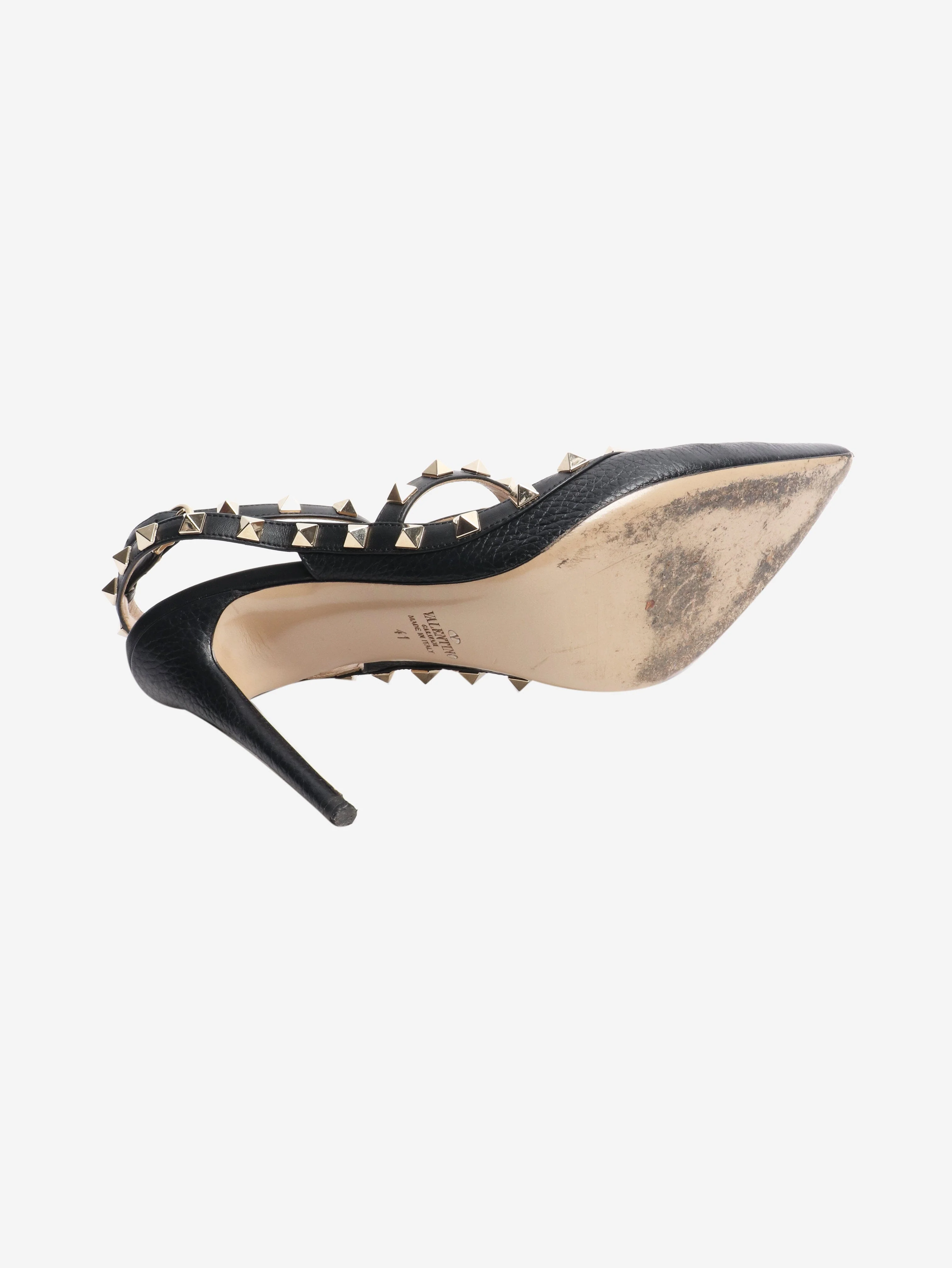 Black Rockstud leather pumps - size EU 41 - Image 4