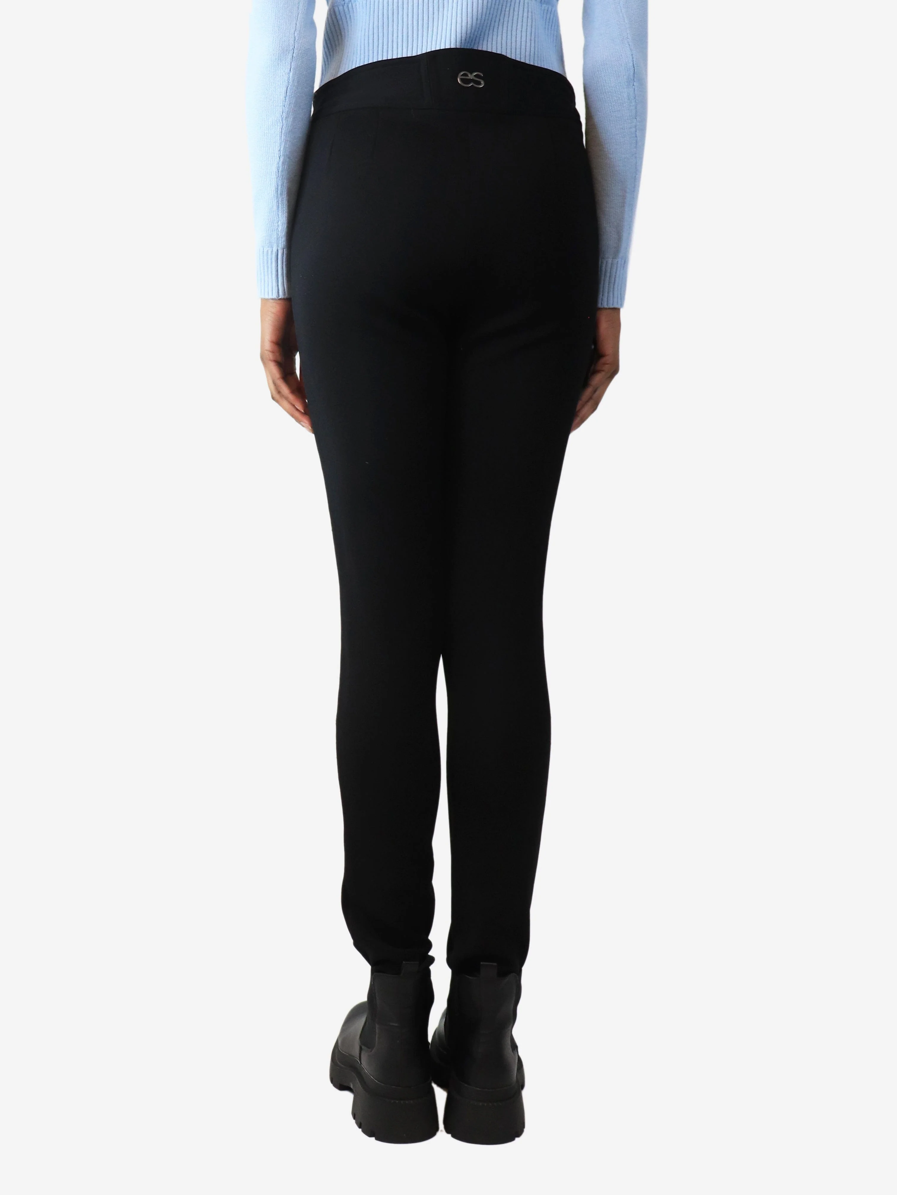 Black ski pants - size UK 10 - Image 3