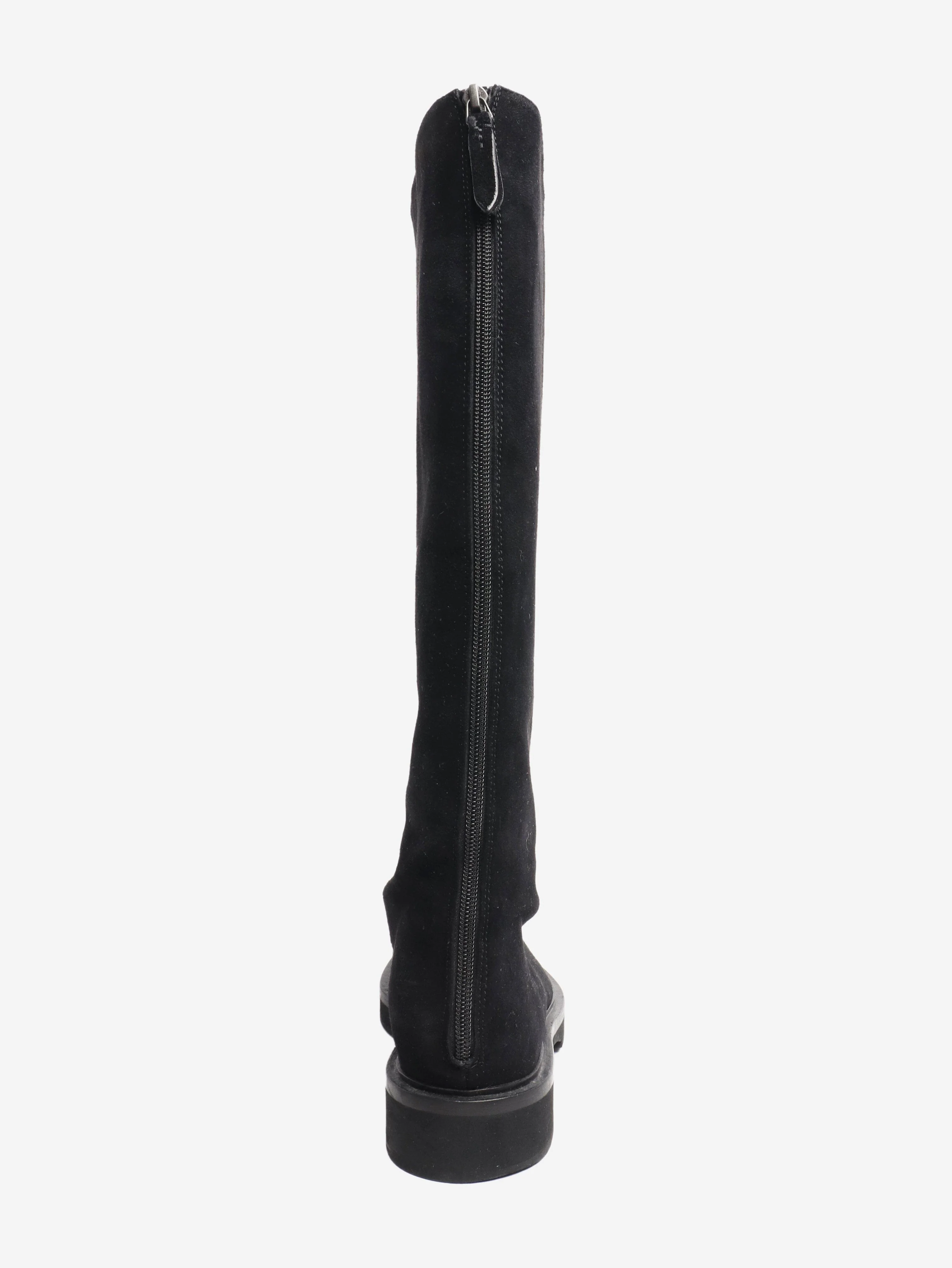 Black suede lace up boots - size EU 37 - Image 3
