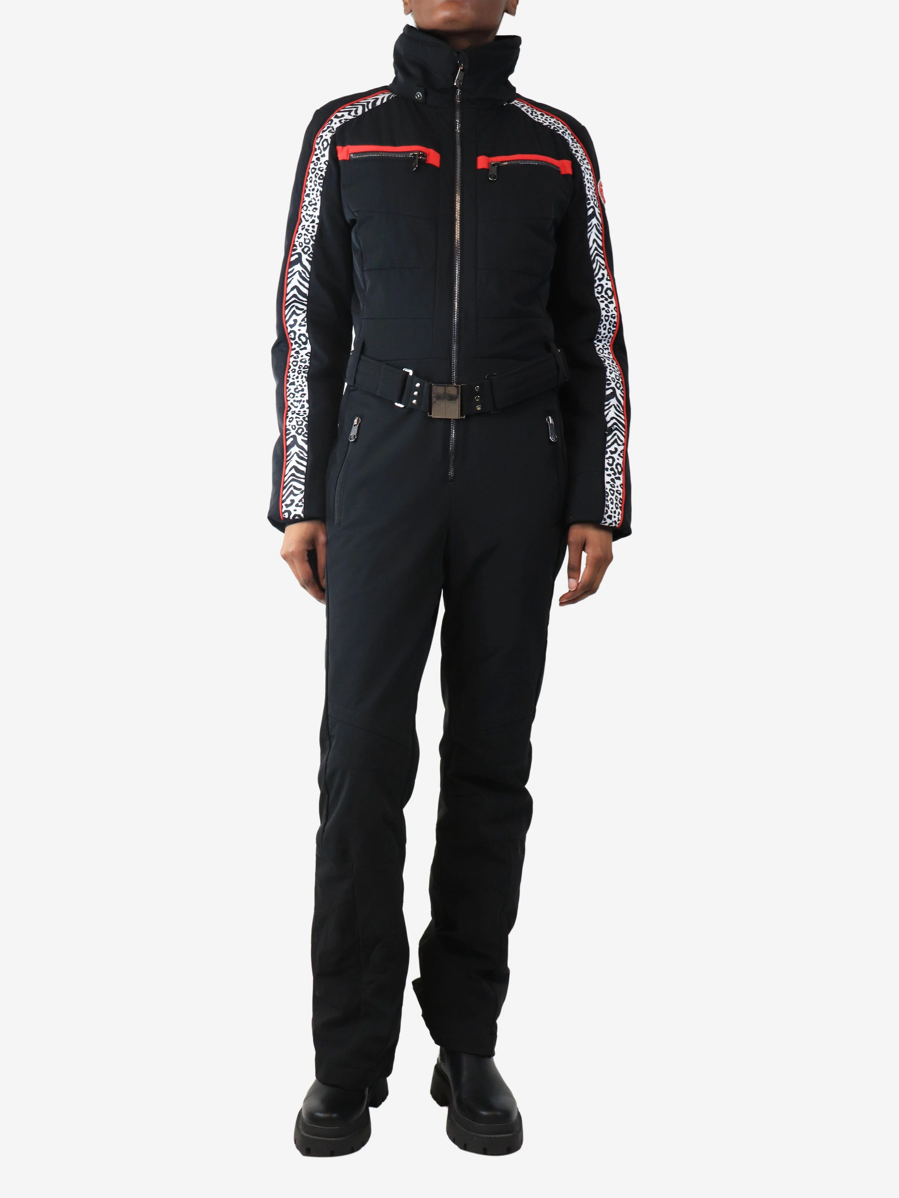 Black Zebra stretch ski suit - size M - Image 3
